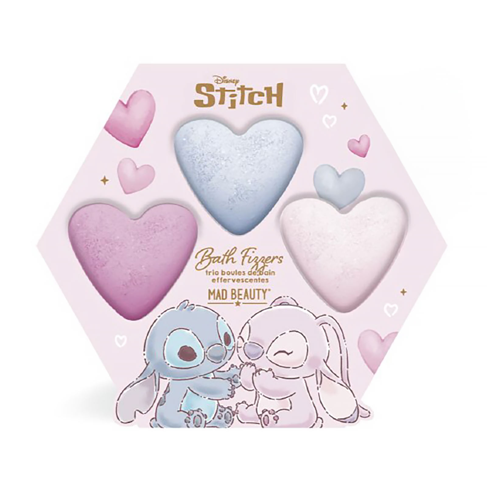 Lilo & Stitch - Angel en Stitch badbommen 3-pack