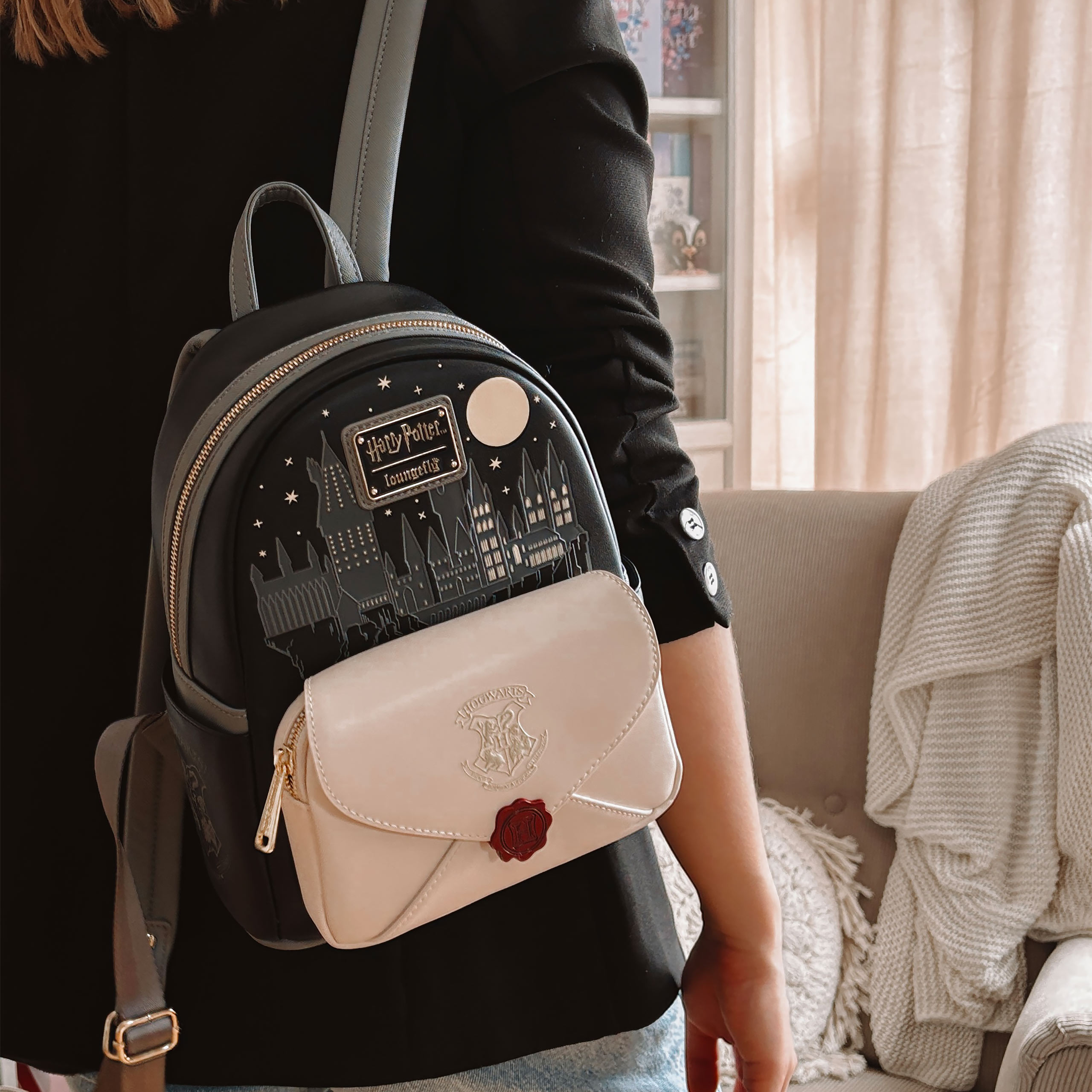 Harry Potter - Sac à dos mini lumineux Lettre de Poudlard