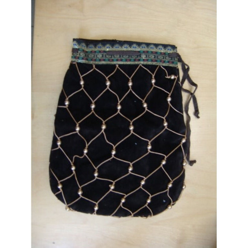 Mittelalter Samtbeutel Relindis dunkelbraun