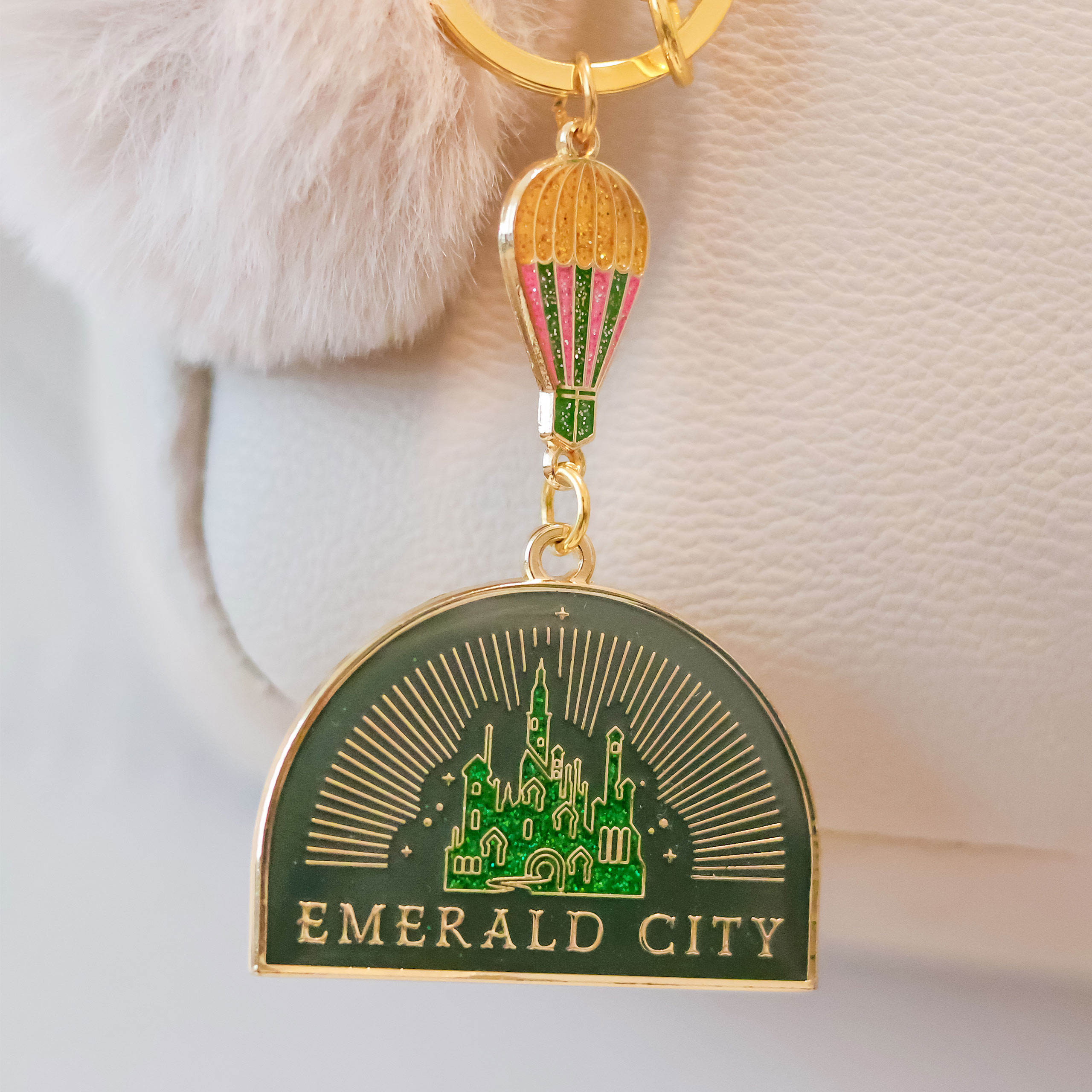 Wicked - Emerald City Logo Keychain