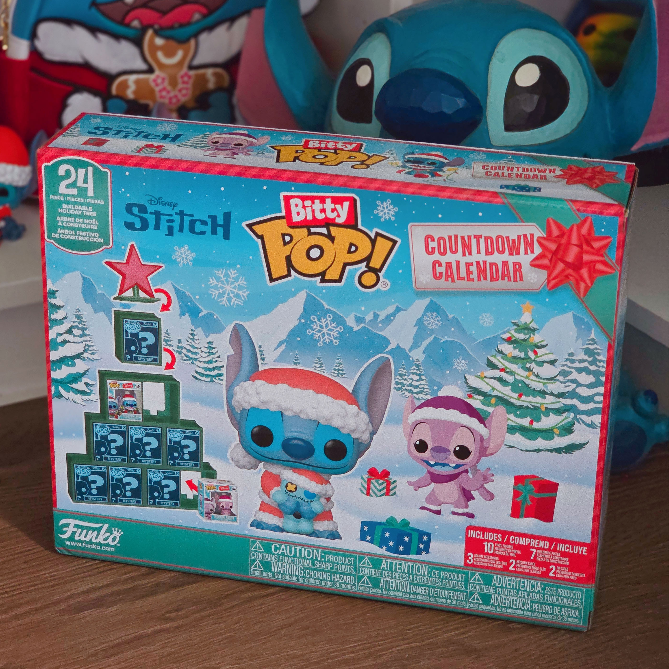 Calendario de Adviento Stitch Holiday Bitty Pop Funko - Lilo & Stitch