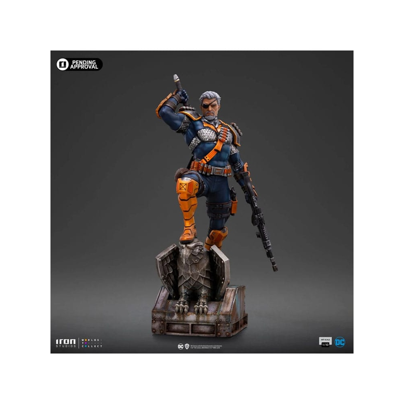 DC Comics Series nr 9 1/10-skala staty Deathstroke 26 cm