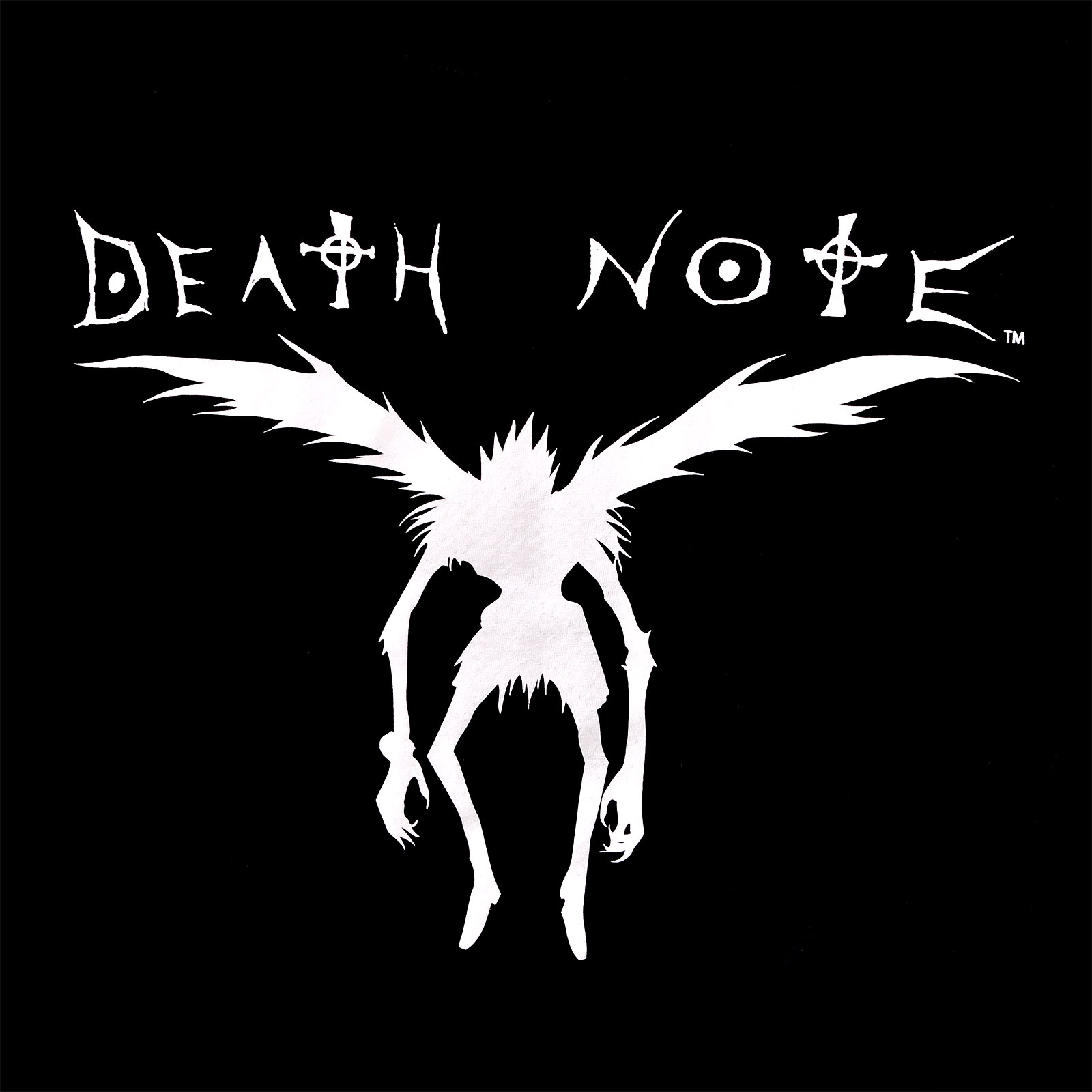 Death Note - Ryuk Silhouet T-Shirt Zwart