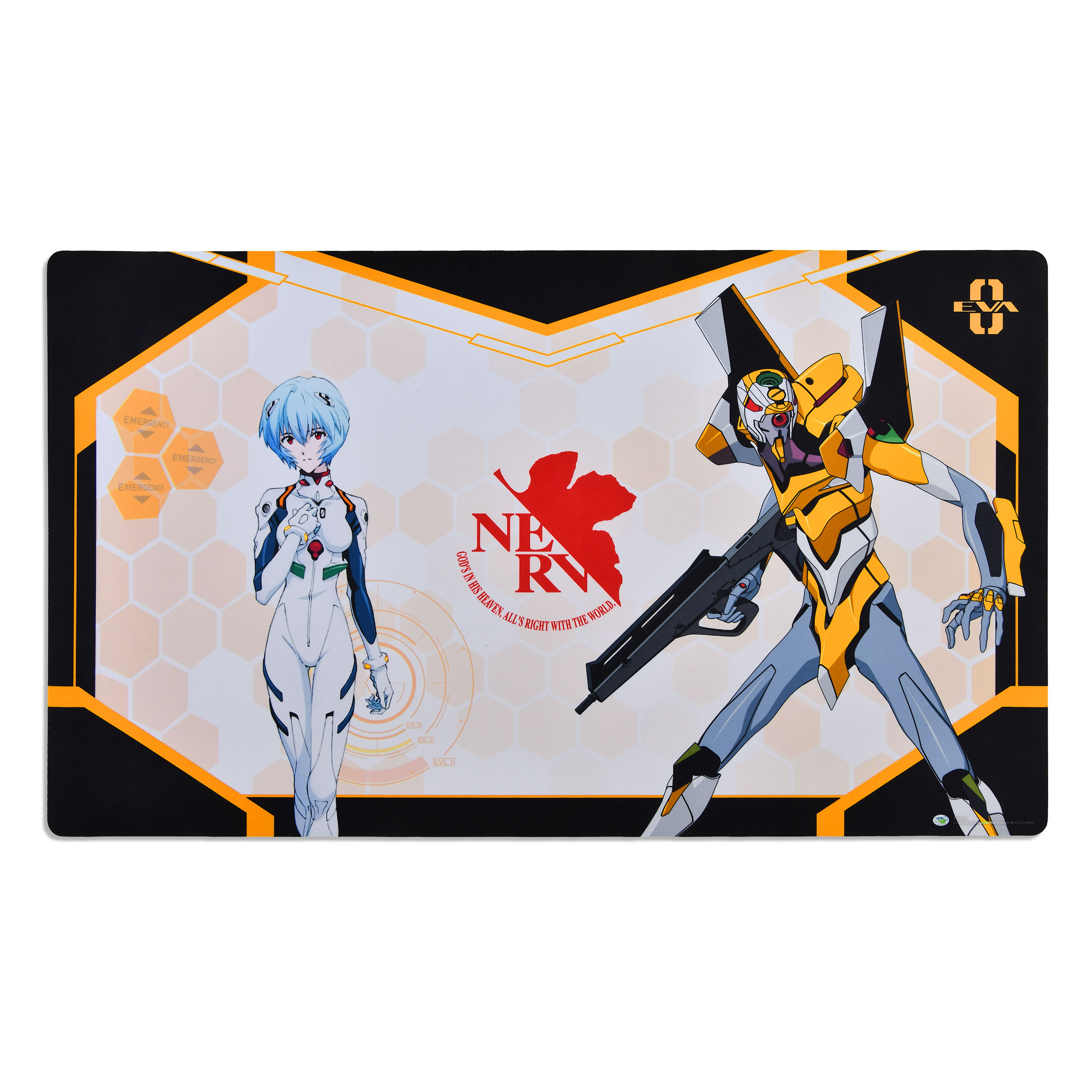 Evangelion - Tapis de souris Rei et Unit-00