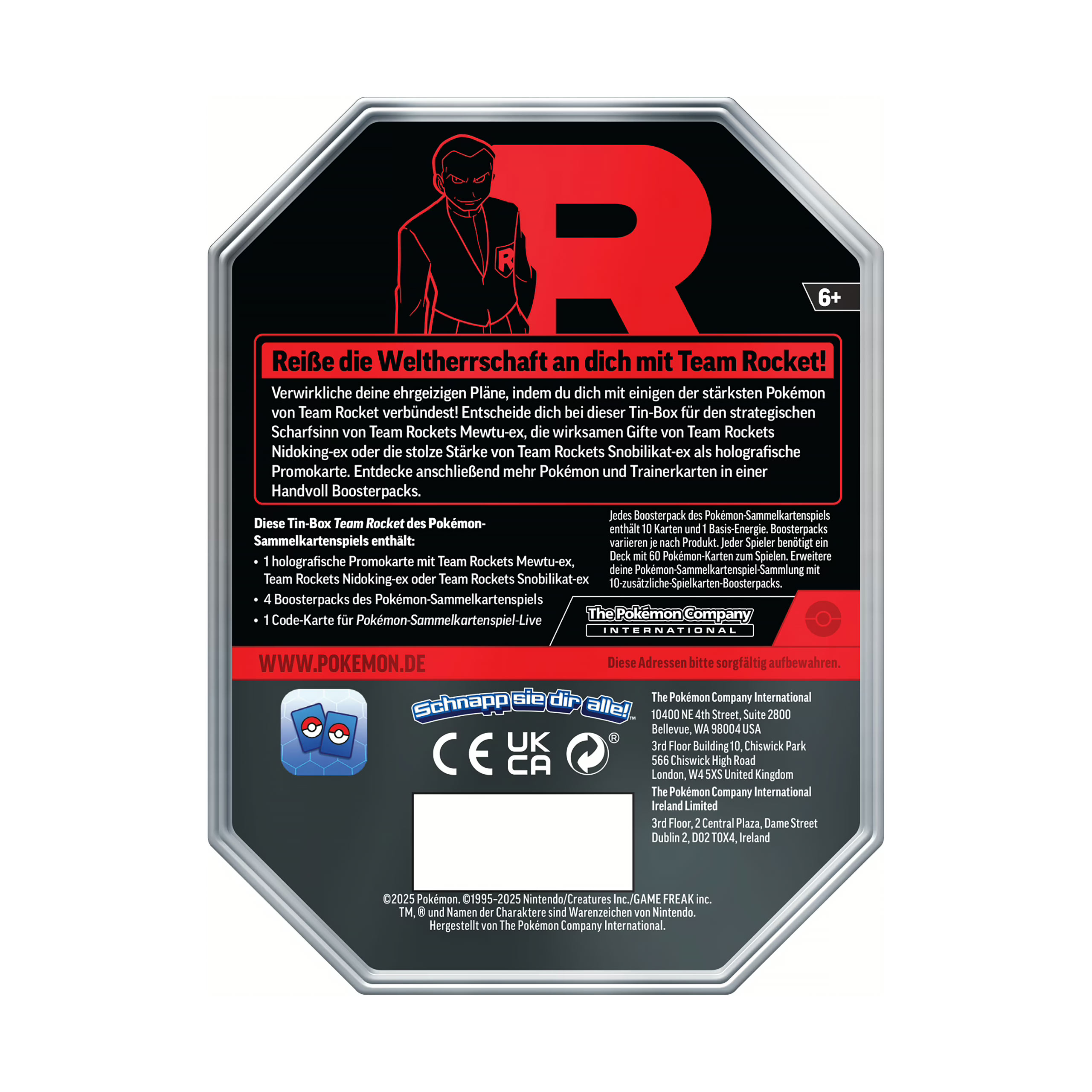 Pokemon - Team Rocket Nidoking-Ex Sammelkarten Box