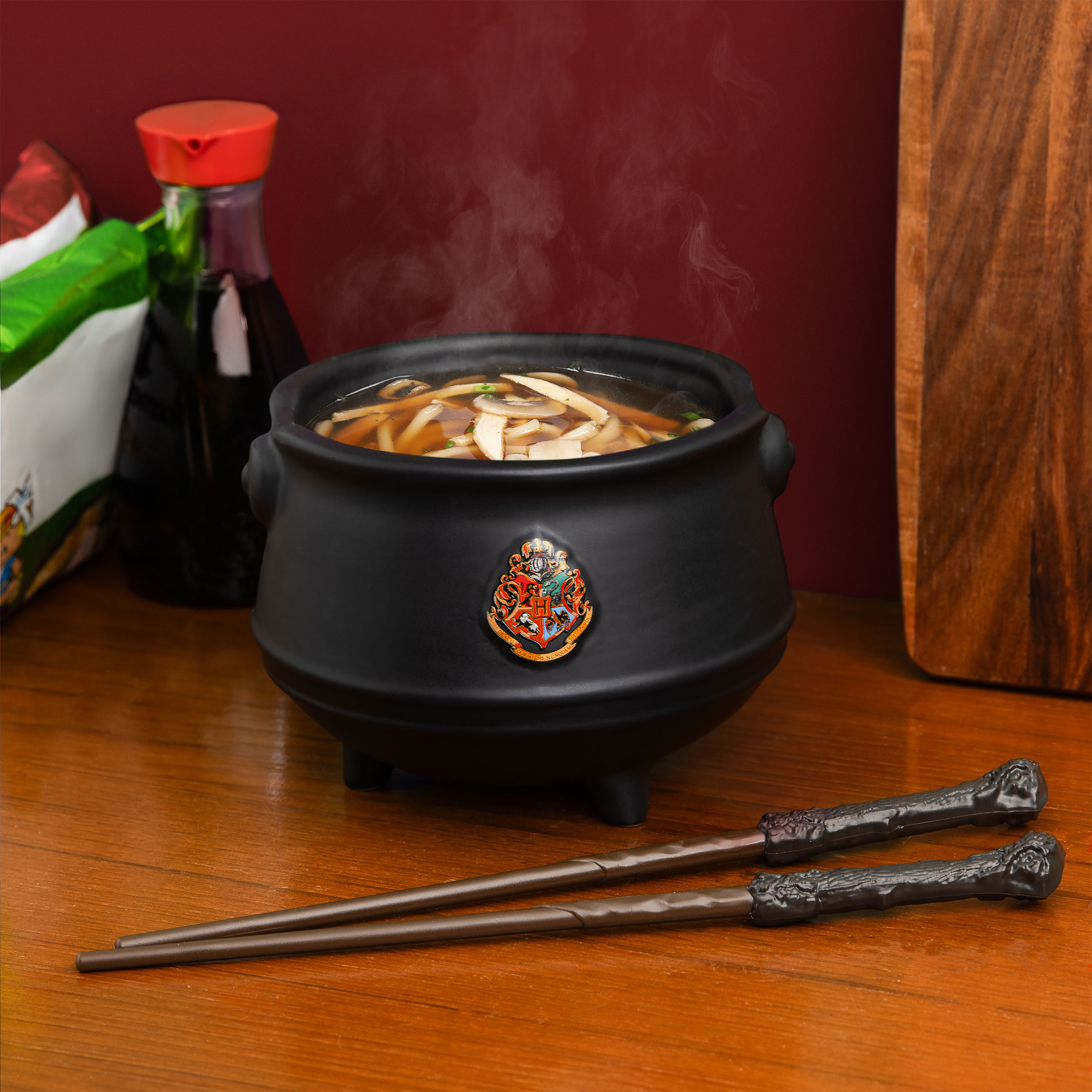 Harry Potter - Cauldron Ramen Bowl with Chopsticks