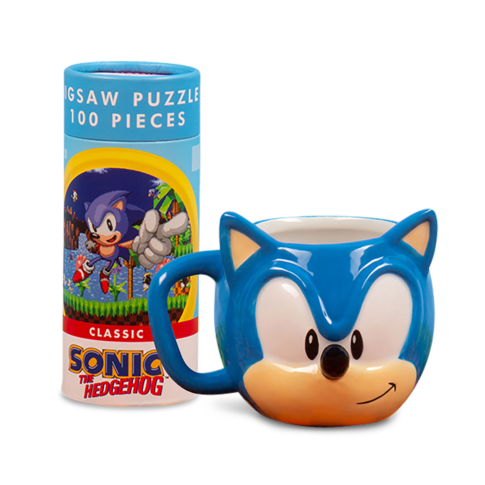 Sonic the Hedgehog - Geschenkset Tasse und Puzzle
