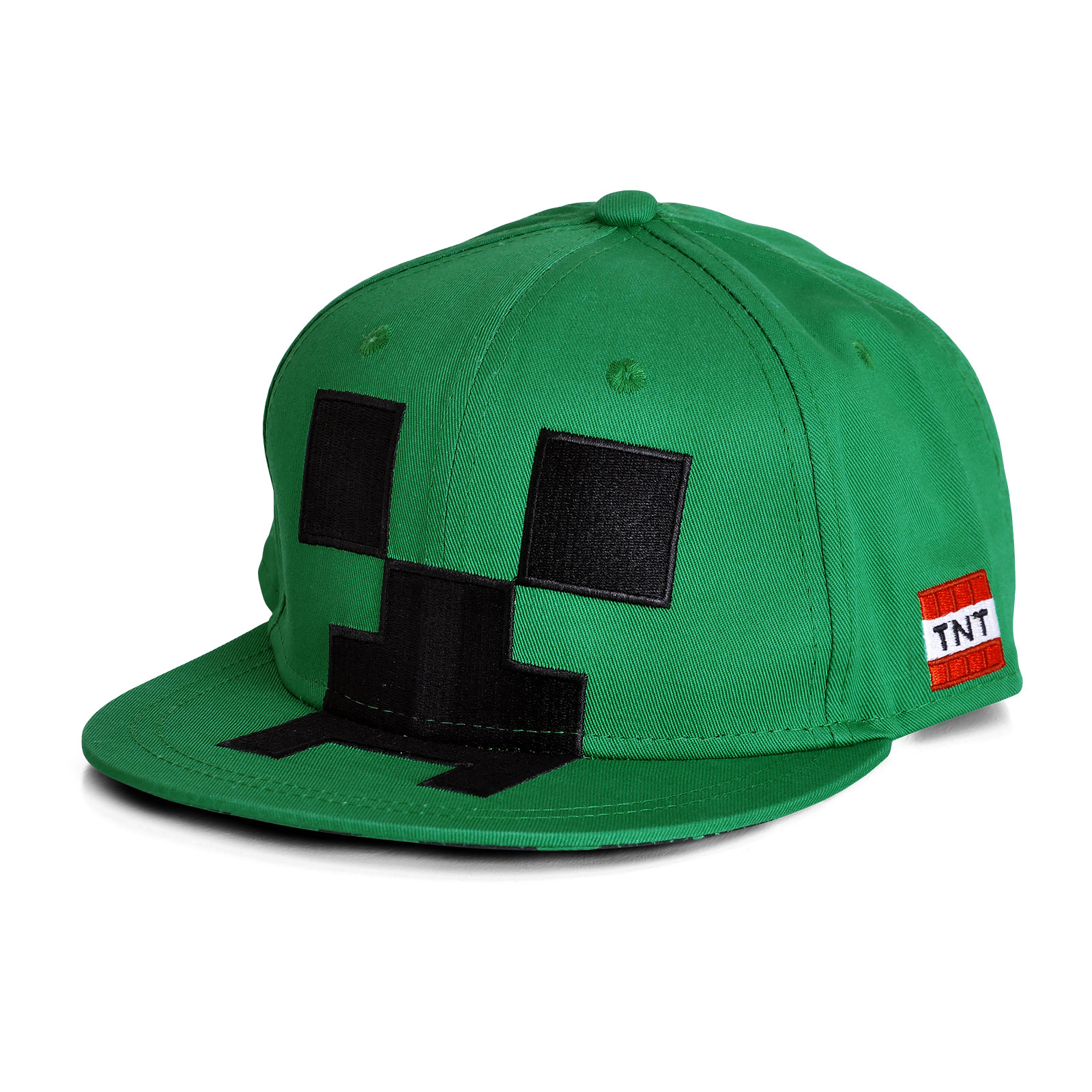 Minecraft - Creeper Snapback Cap for Kids Green