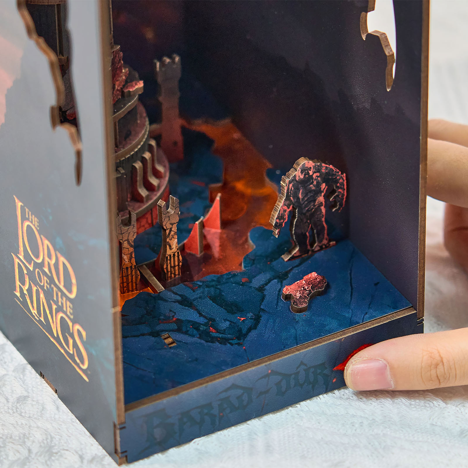 Der Herr der Ringe - Barad-dur Book Nook Modell Bausatz Holz