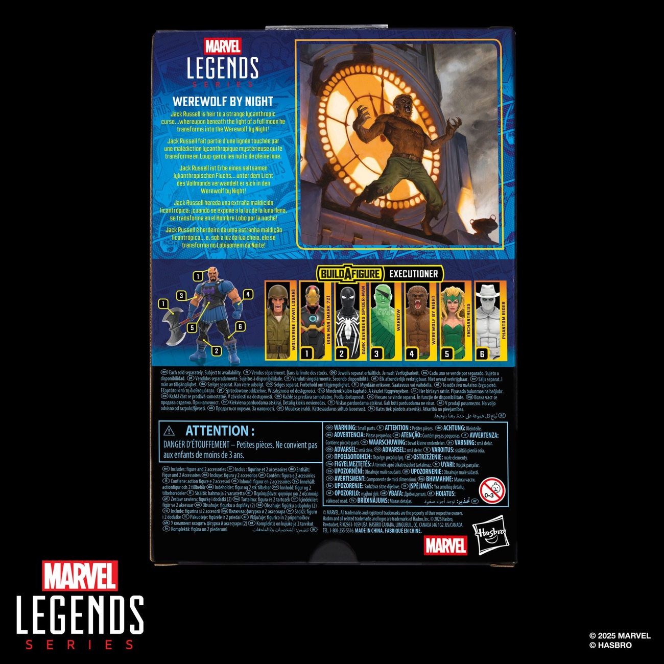 Marvel Legends Actionfigur Werewolf by Night (BAF: Executioner) 15 cm