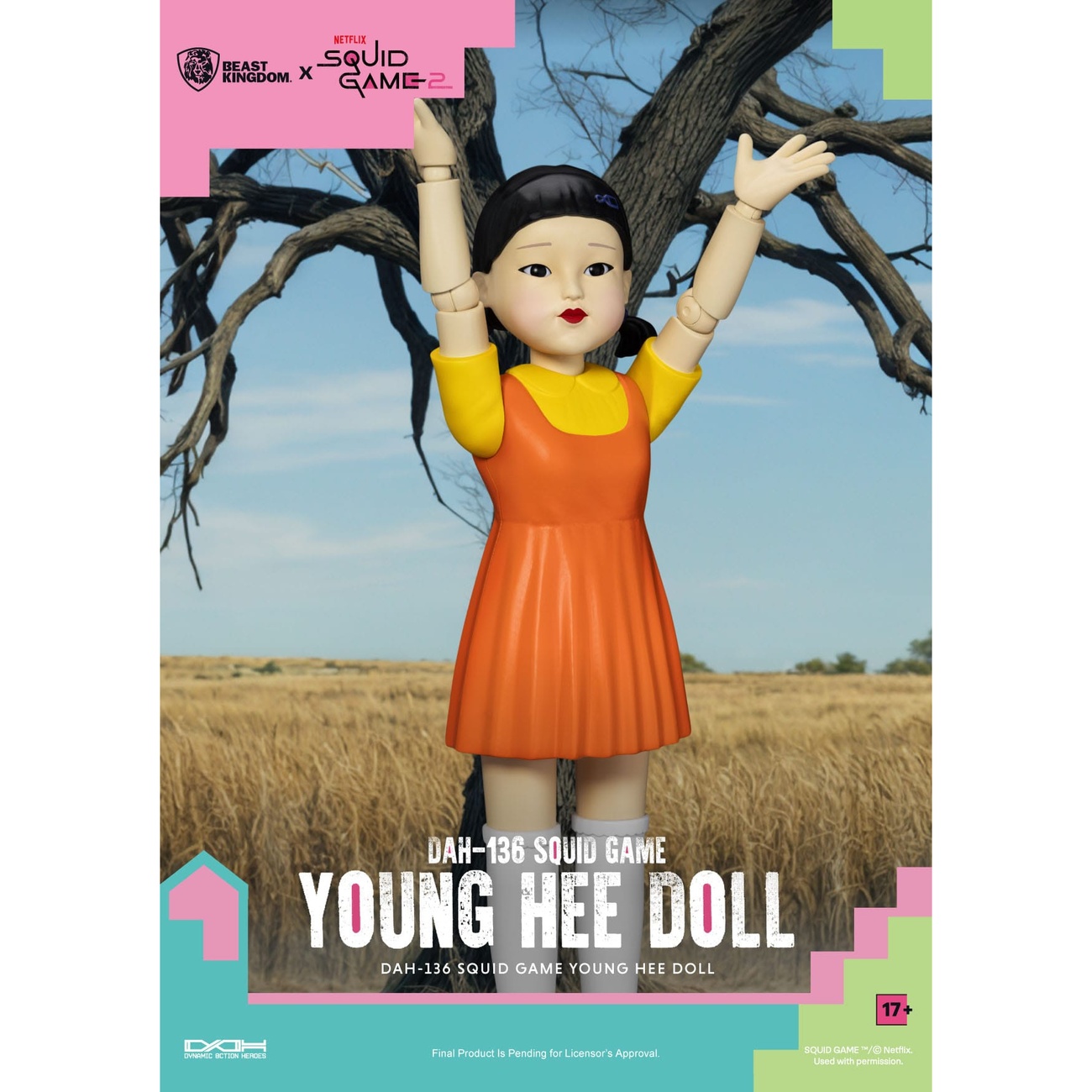Squid Game Actionfigur mit Sound Young Hee Doll 30 cm