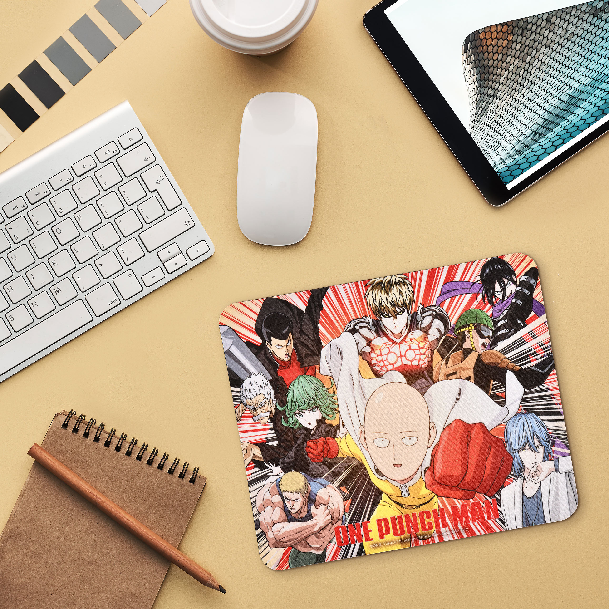 One Punch Man - Heroes Mousepad