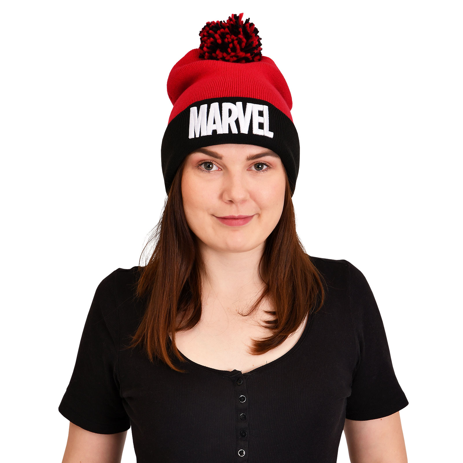 Marvel Mütze und Schal Geschenk Set