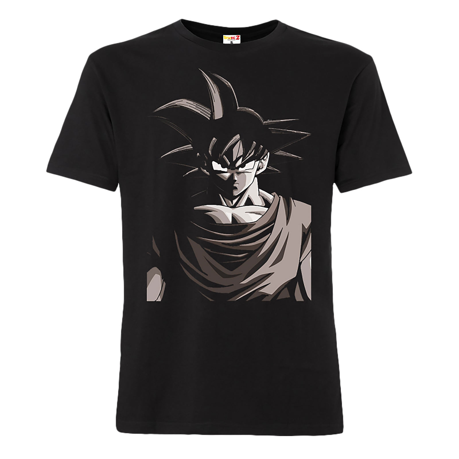 Dragon Ball - Goku Manga Face T-Shirt schwarz