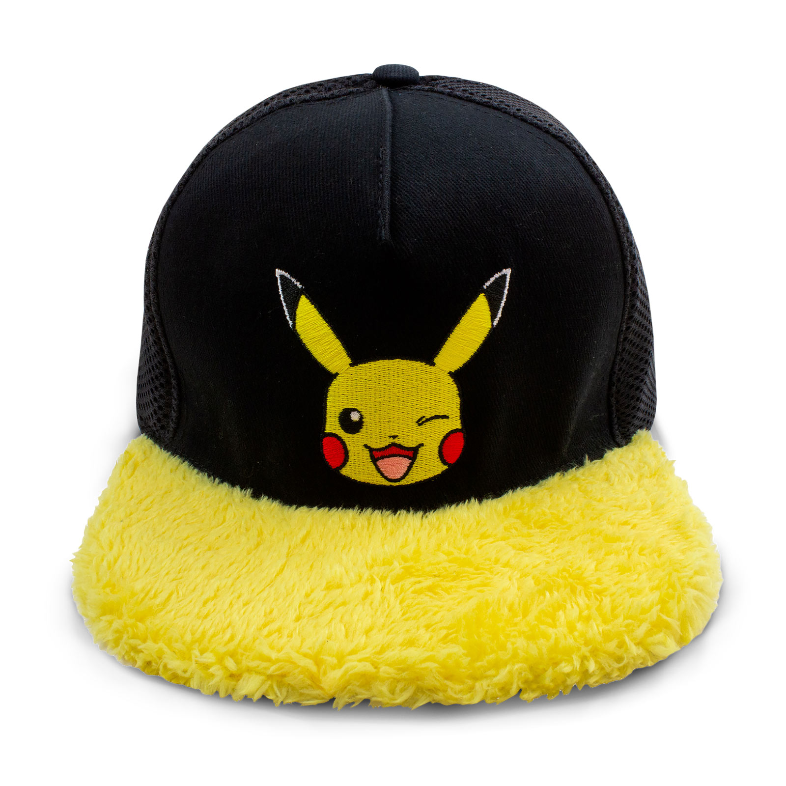 Pokemon - Pikachu Casquette Snapback en Peluche