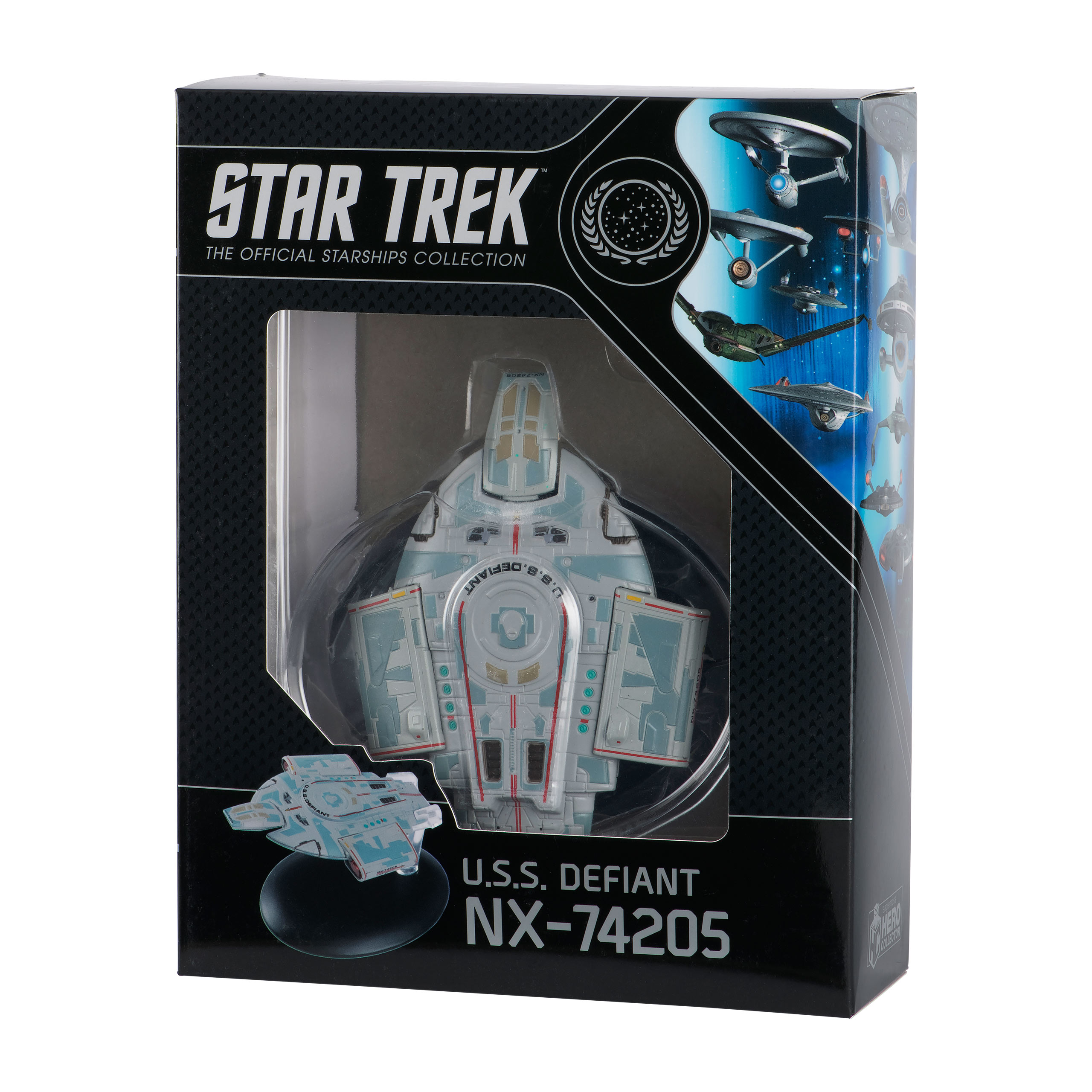 Star Trek - Vaisseau spatial U.S.S. Defiant NX-74205 Figurine de collectionneur héroïque