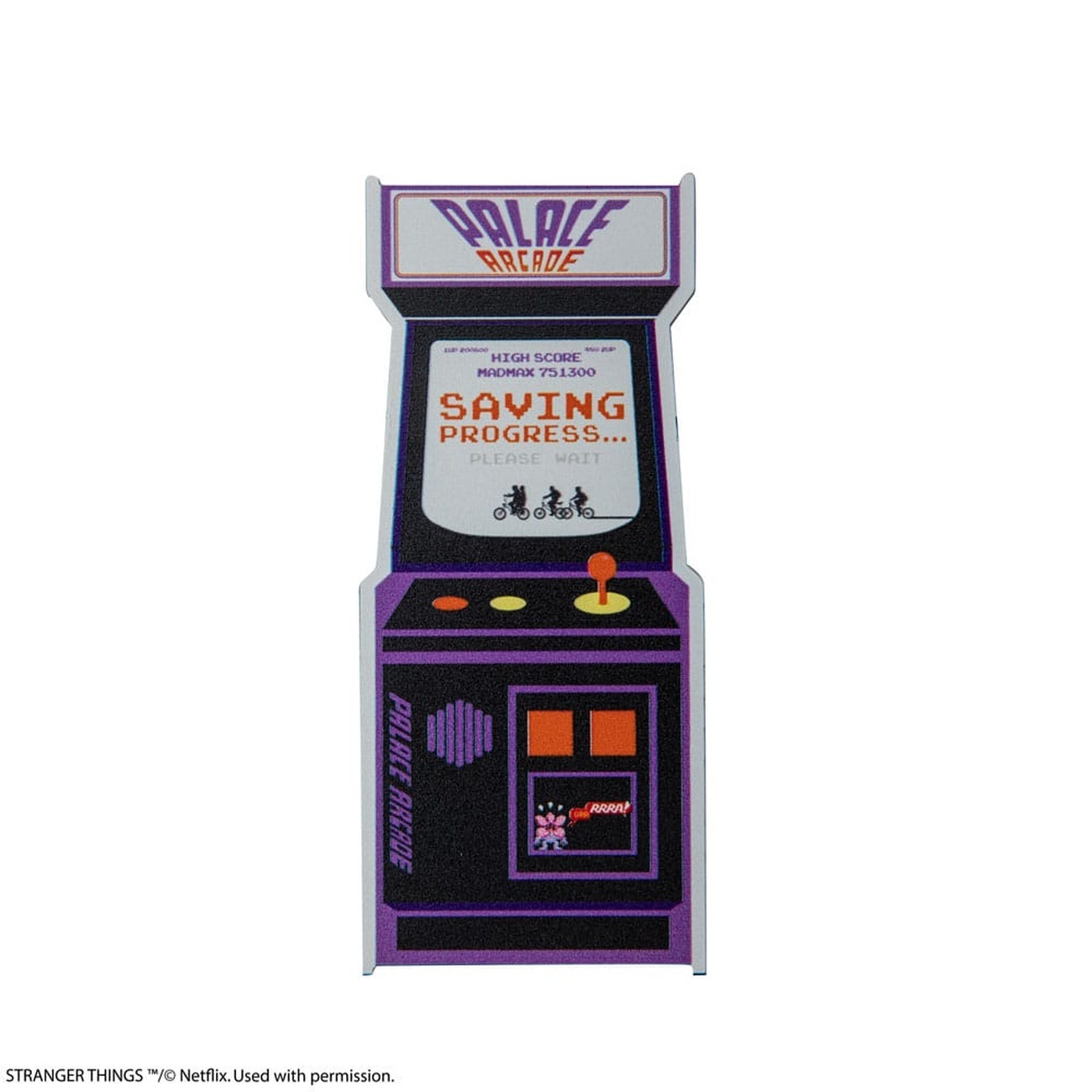 Stranger Things Marcapáginas Arcade metal