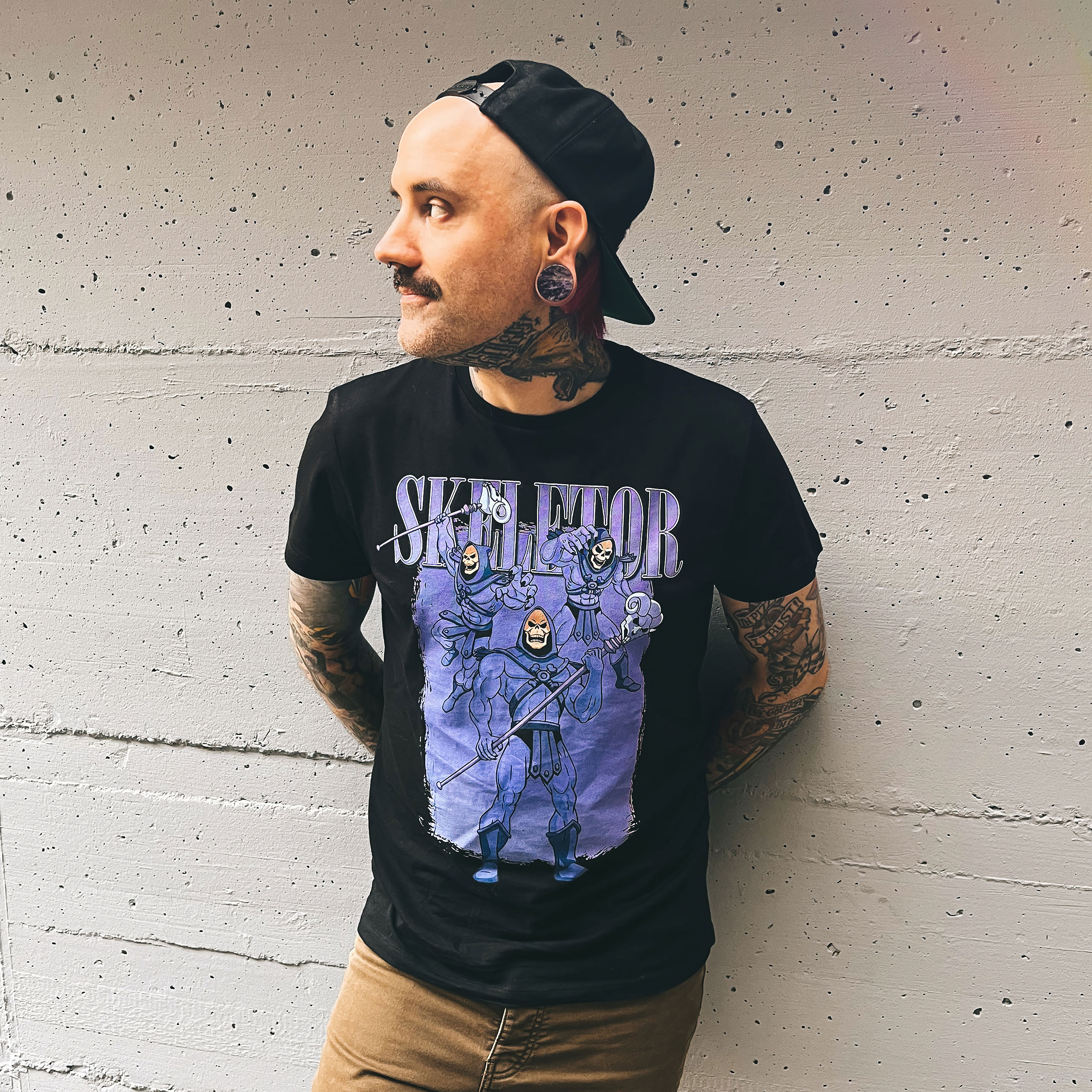 Masters of the Universe - Skeletor Schurkachtig Zwart T-Shirt