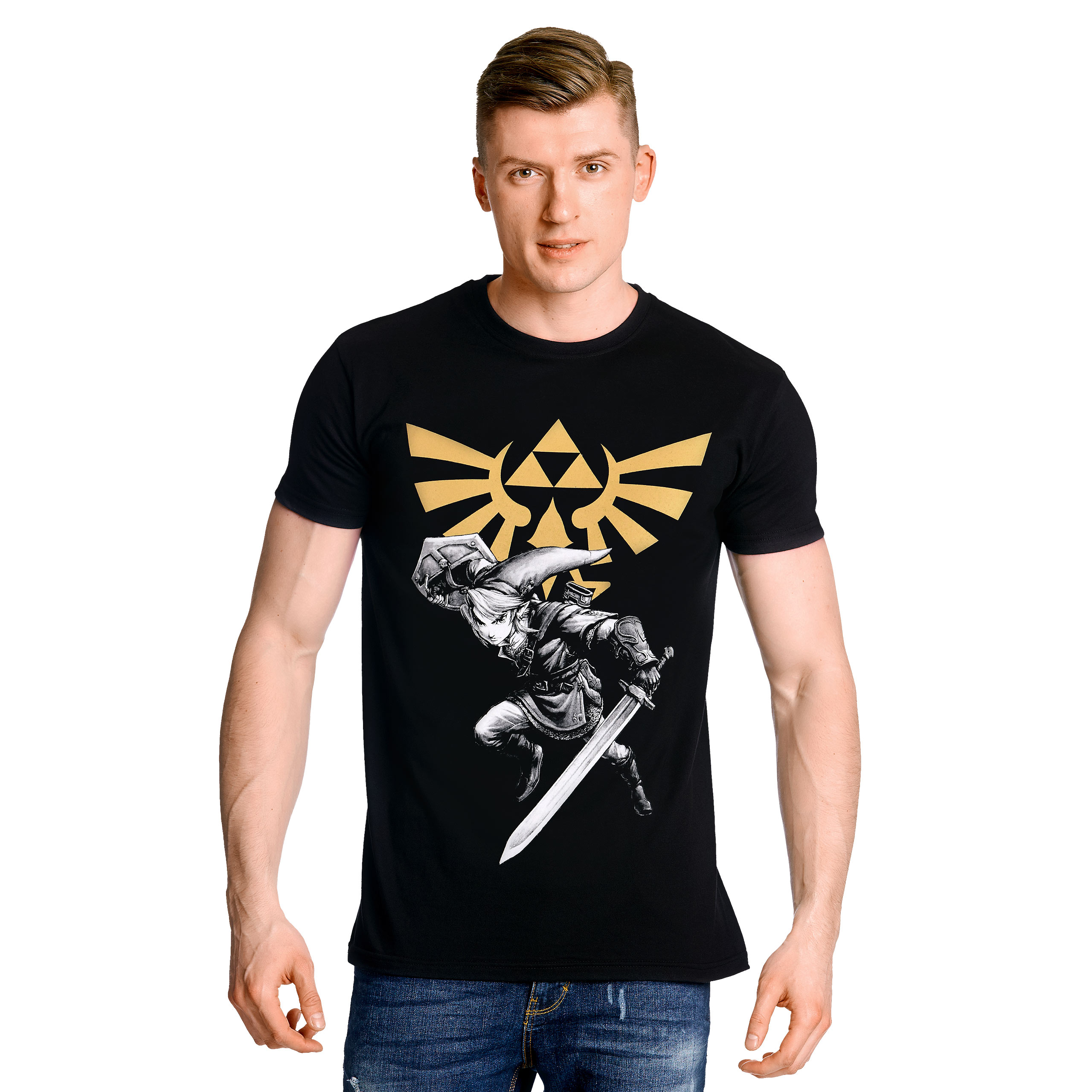 Zelda - Link Battle T-Shirt schwarz