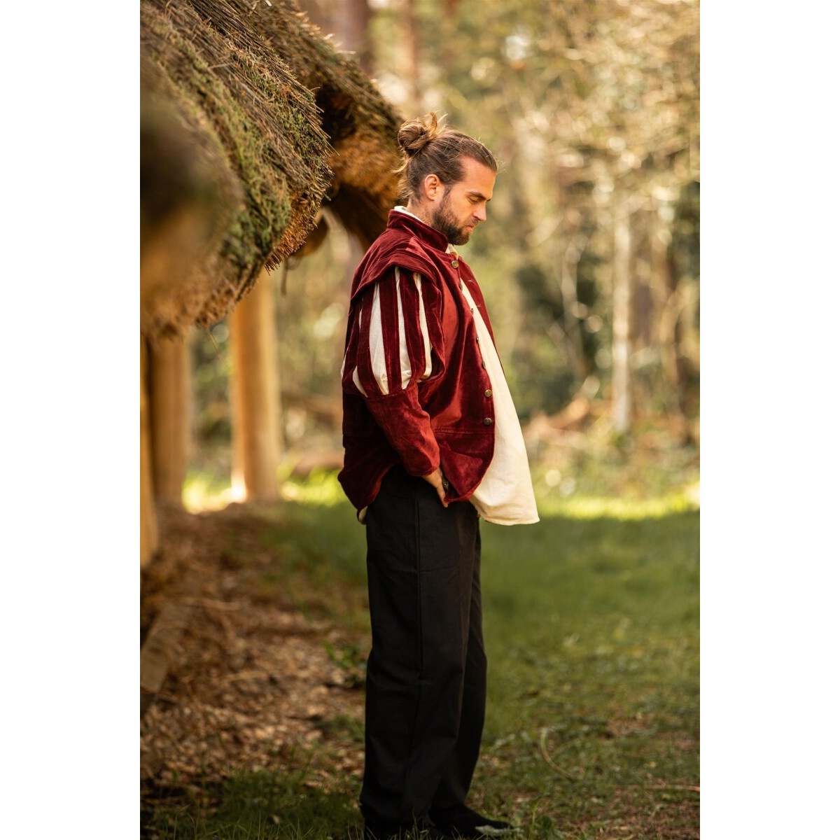 Medieval Landsknecht Doublet Brandolf red