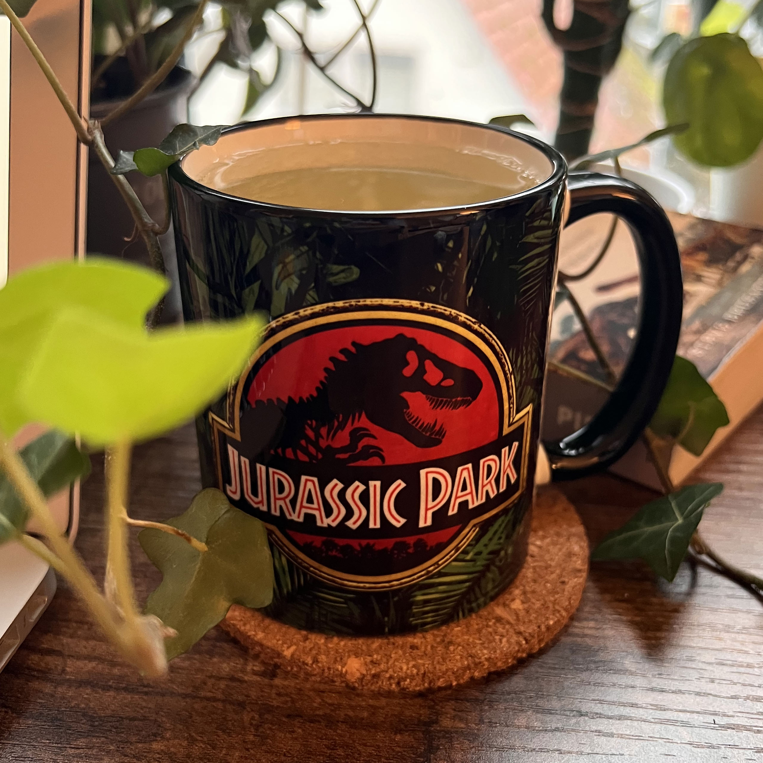 Jurassic Park - Djungel Logotyp Mugg