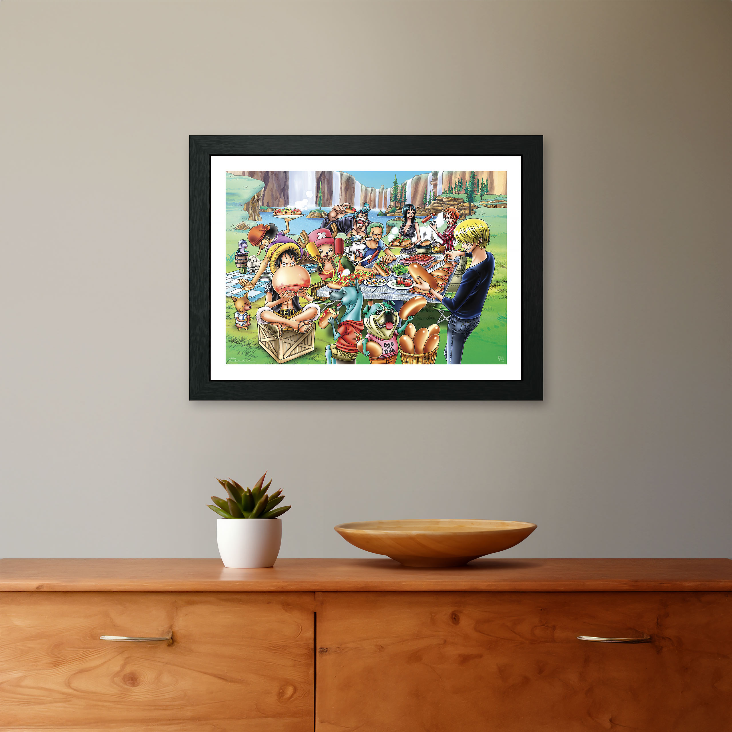 One Piece - Hot-Dog Party Tableau Mural