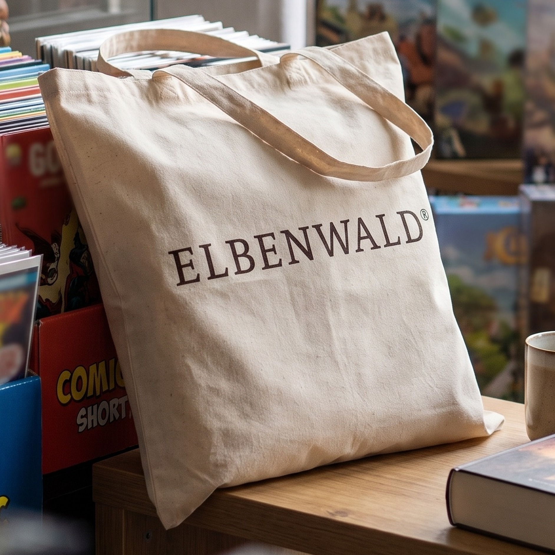 Elbenwald Premium Large Cotton Tote Bag