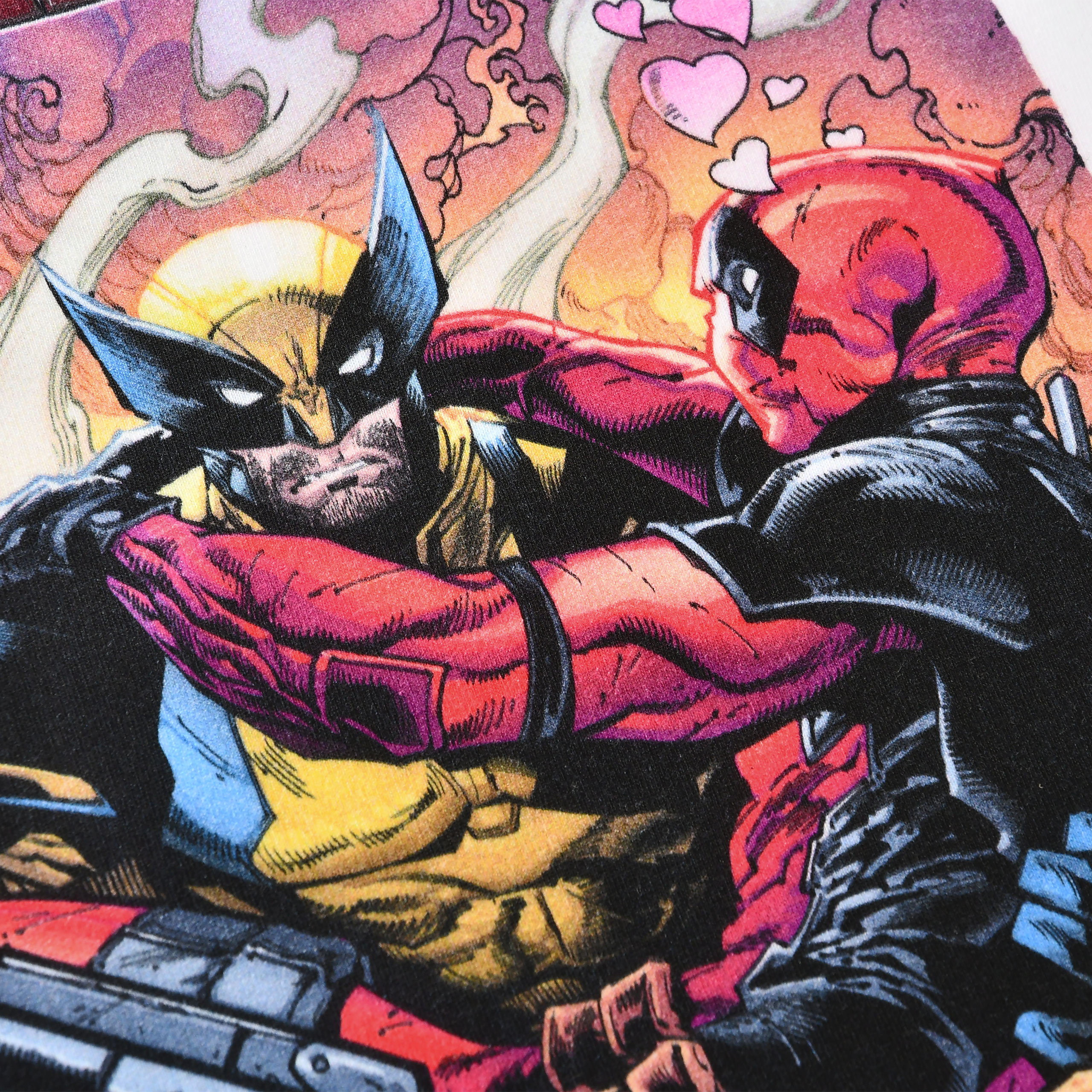 Camiseta blanca de cómics Best Bubs de Deadpool y Wolverine