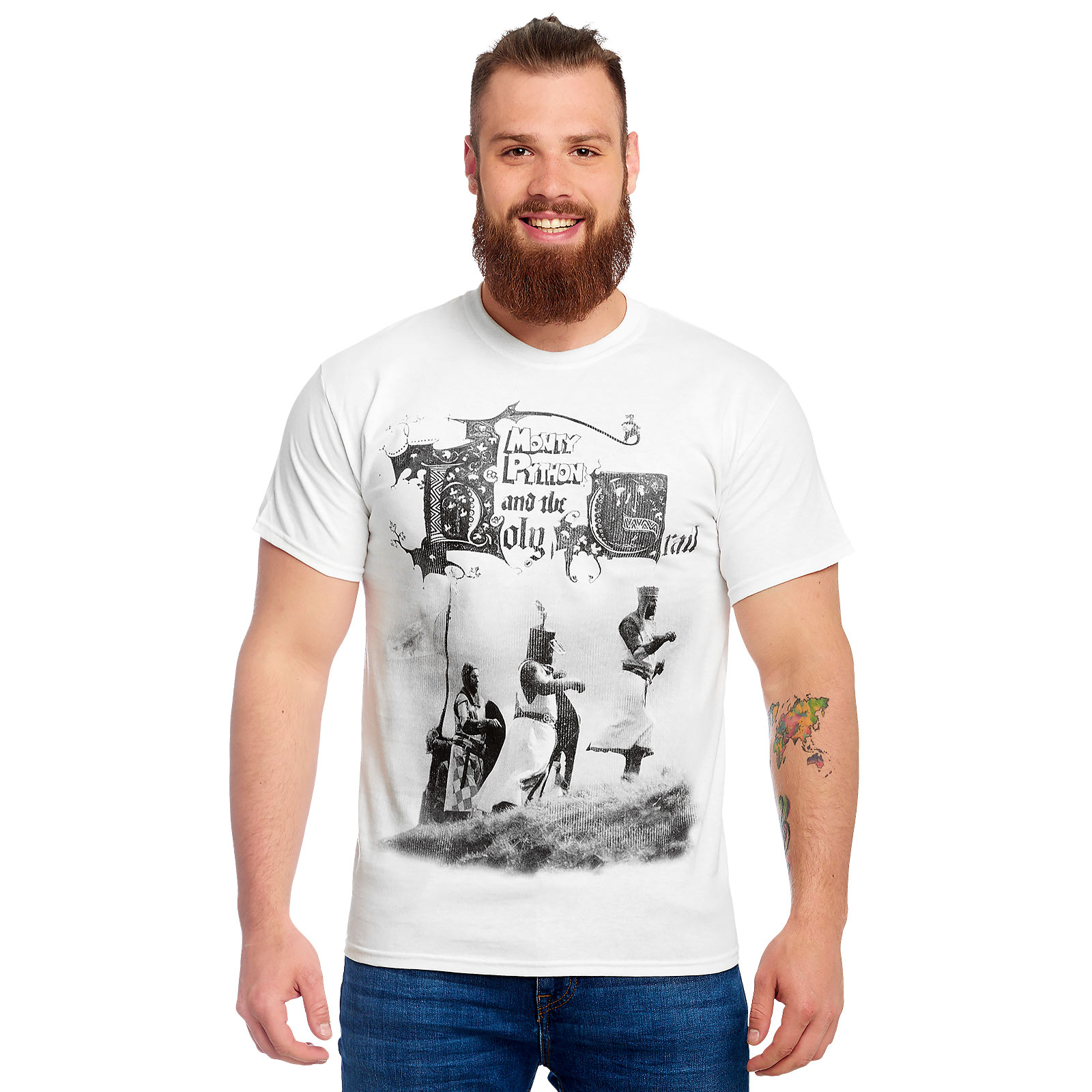 Monty Python - The Knights of the Coconut T-Shirt white