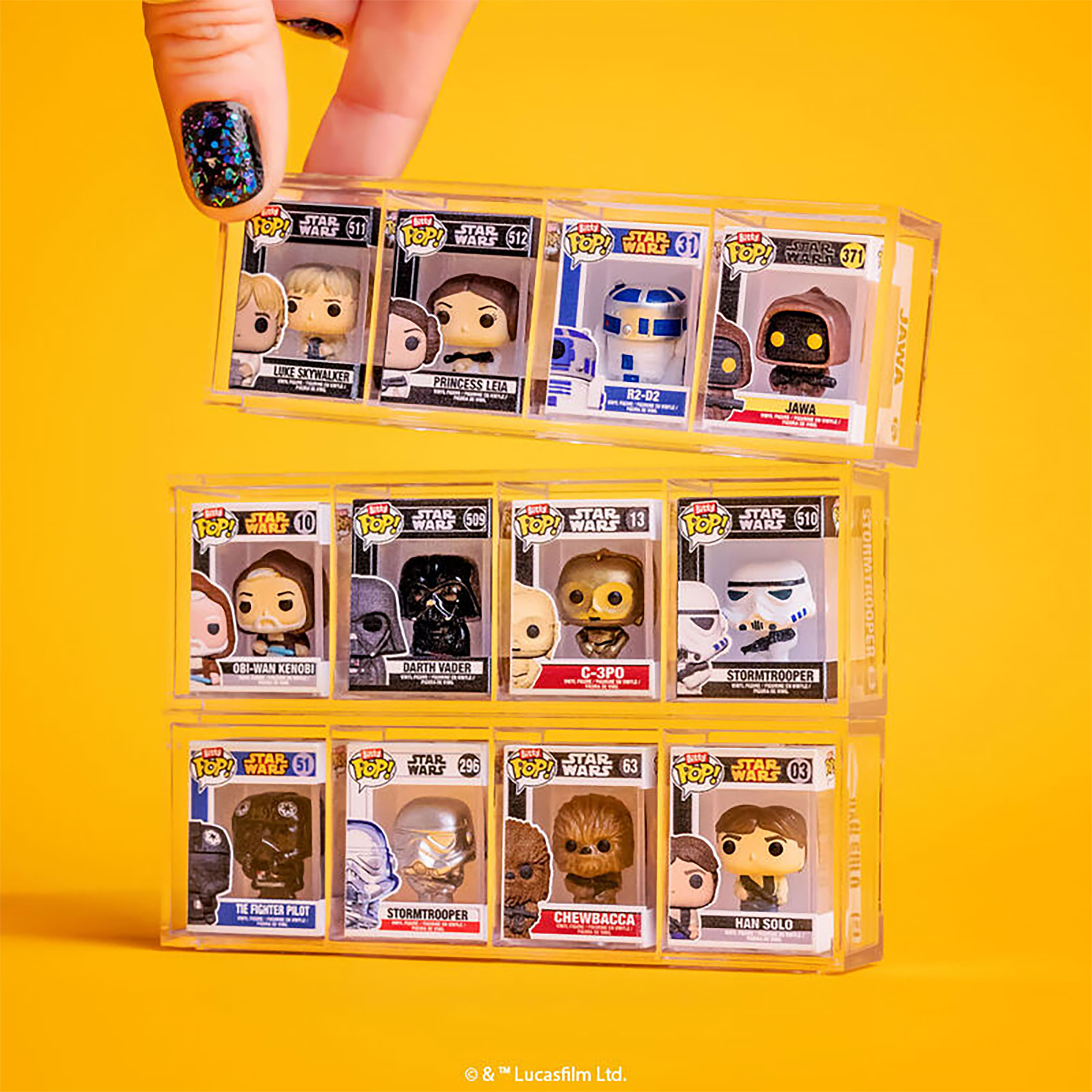 Star Wars - Funko Bitty Pop Set di 4 Figure Serie 1