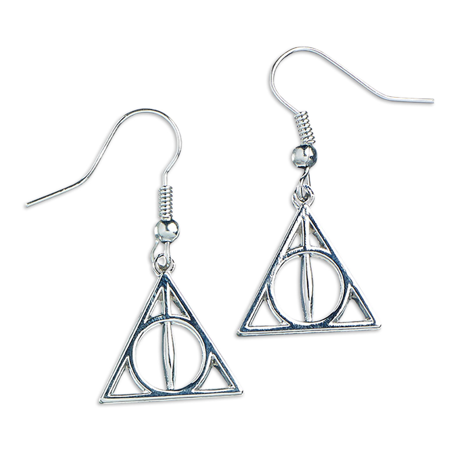 Harry Potter - Silver Earrings Deathly Hallows