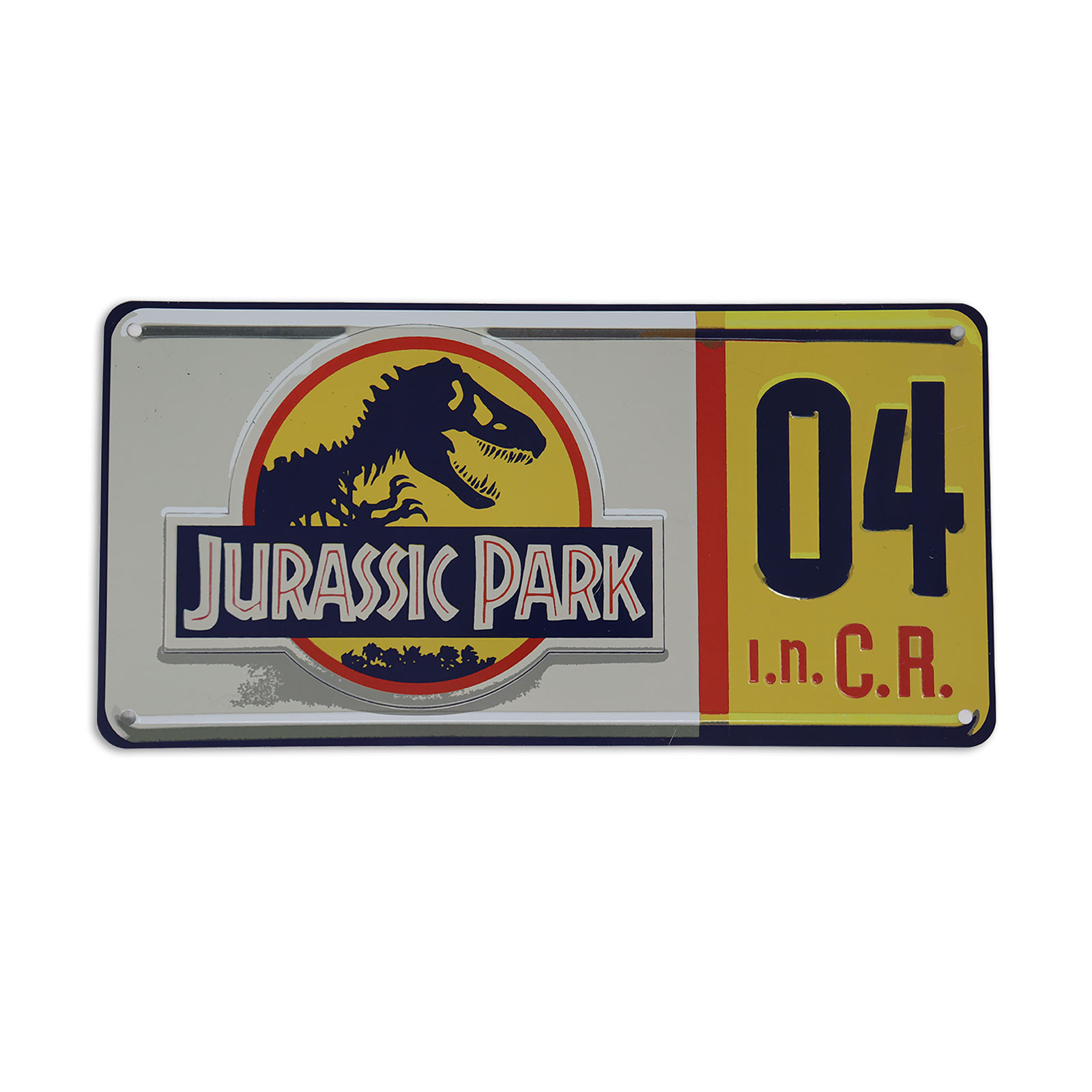 Jurassic Park - Logo 04 License Plate Replica