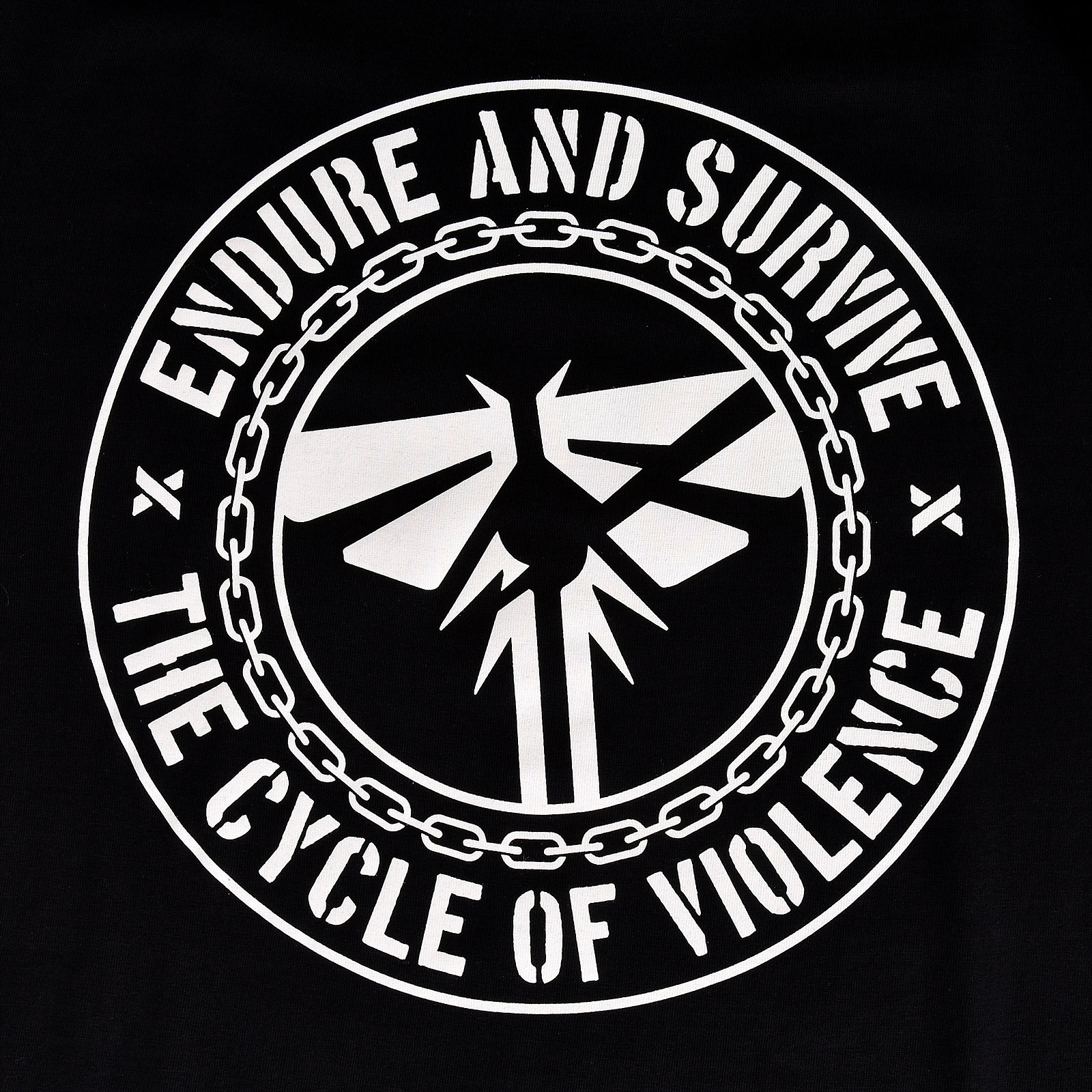 Endure and Survive T-Shirt for The Last of Us Fans black
