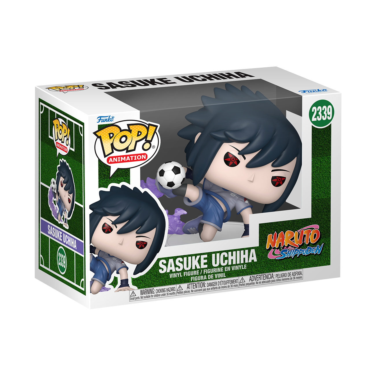 Naruto Shippuden - Sasuke med fotboll Funko Pop!-figur