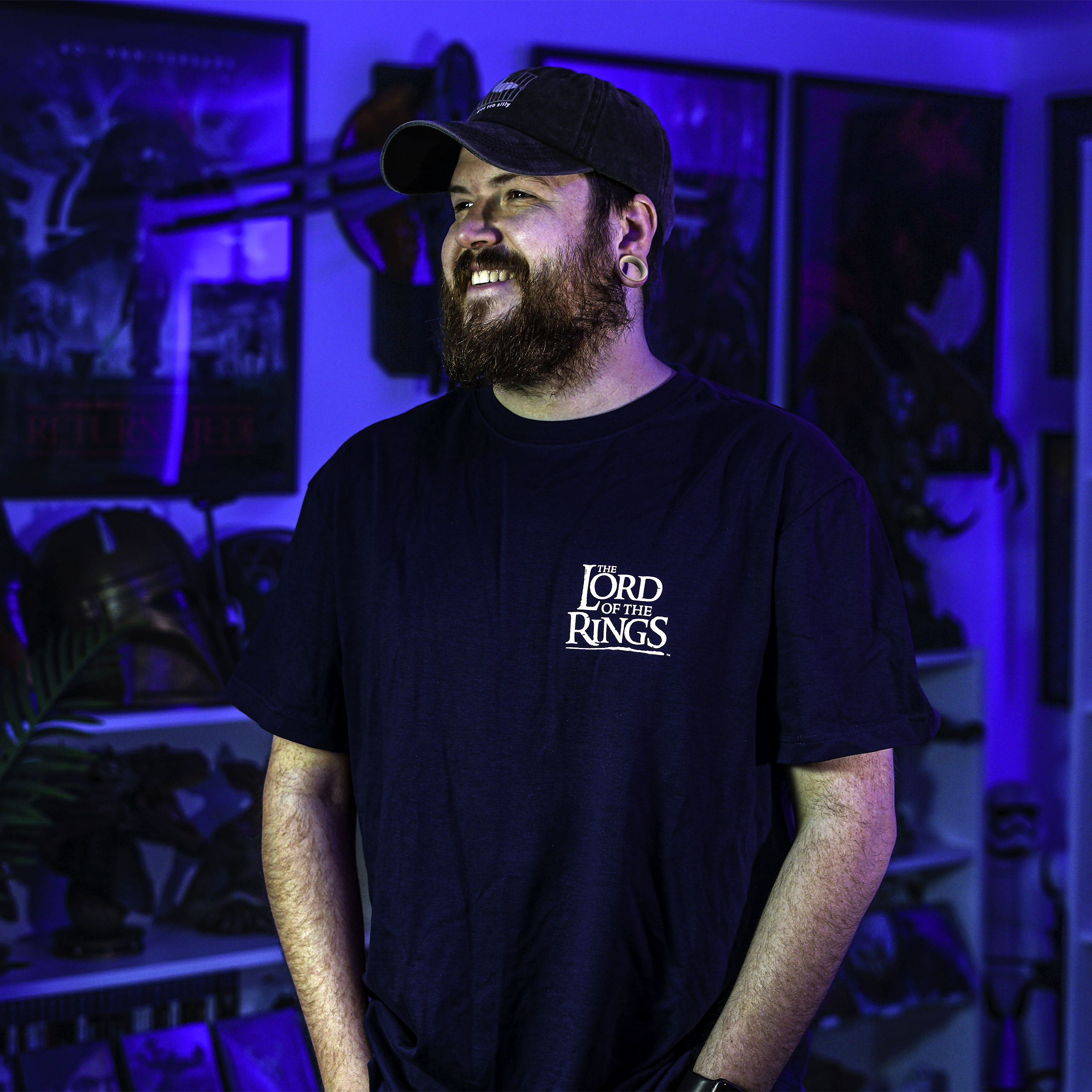 Camiseta El Anillo Único azul - El Señor de los Anillos