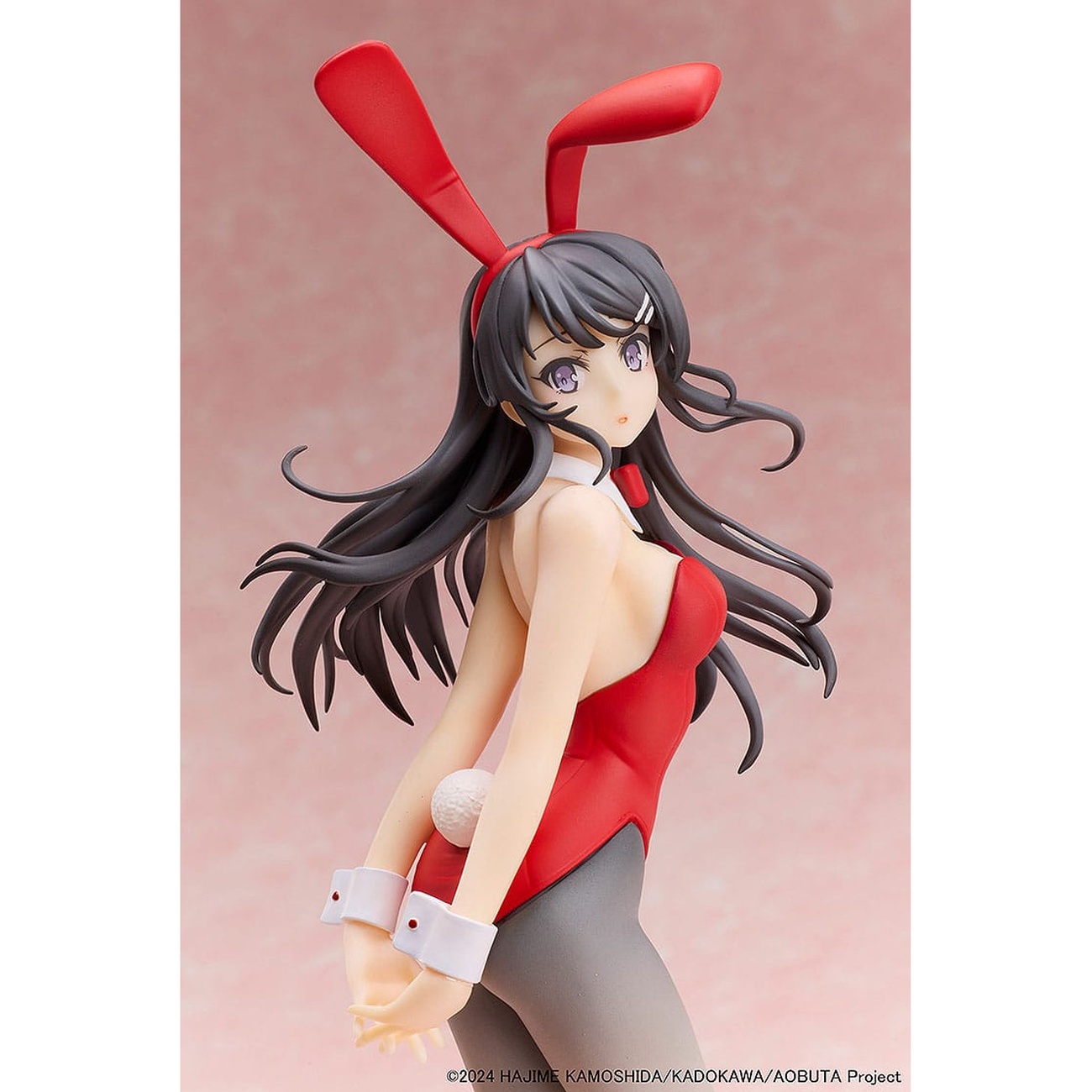 Rascal Does Not Dream of Bunny Girl Senpai Estatua 1/7 Mai Sakurajima Versión Bunny Girl Roja 27 cm