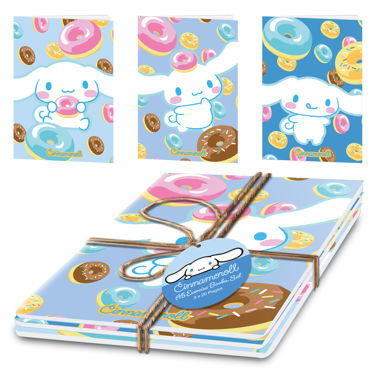 Hello Kitty & Friends - Cinnamoroll Notebook Set of 3