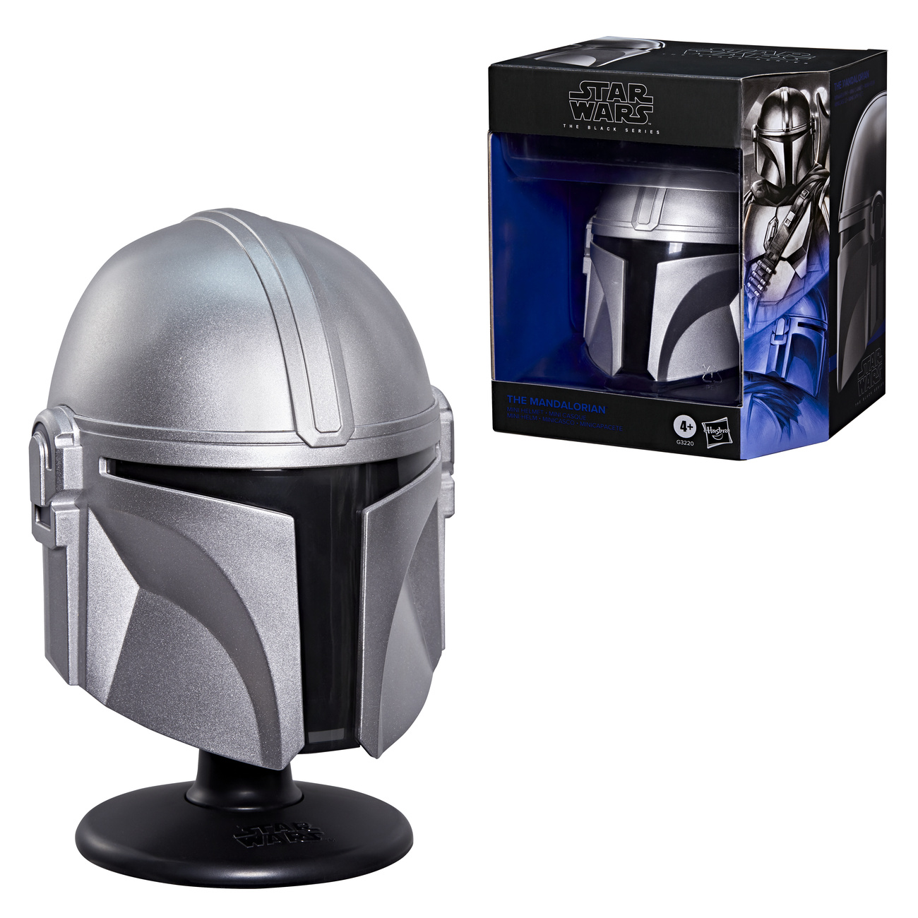Star Wars – mini replika hełmu Mandalorianina na podstawce