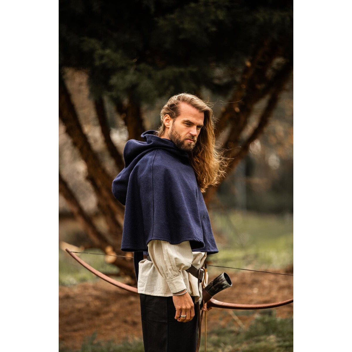 Middeleeuwse wollen gugel Paul