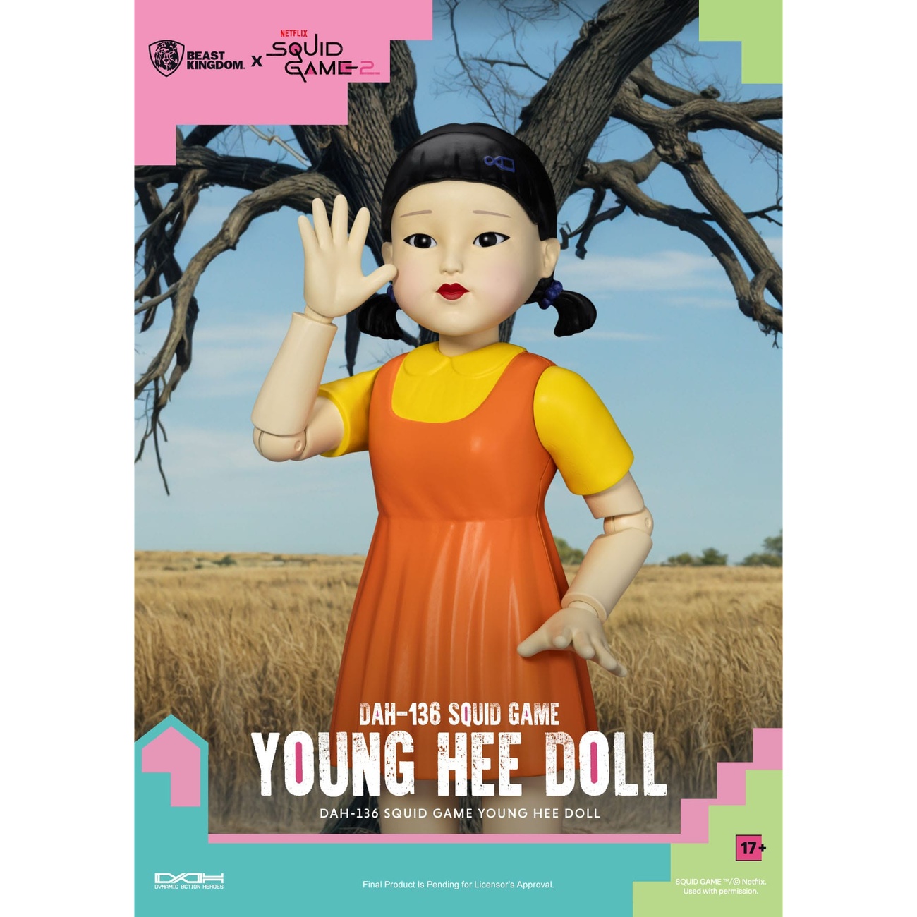 Squid Game Actionfigur mit Sound Young Hee Doll 30 cm