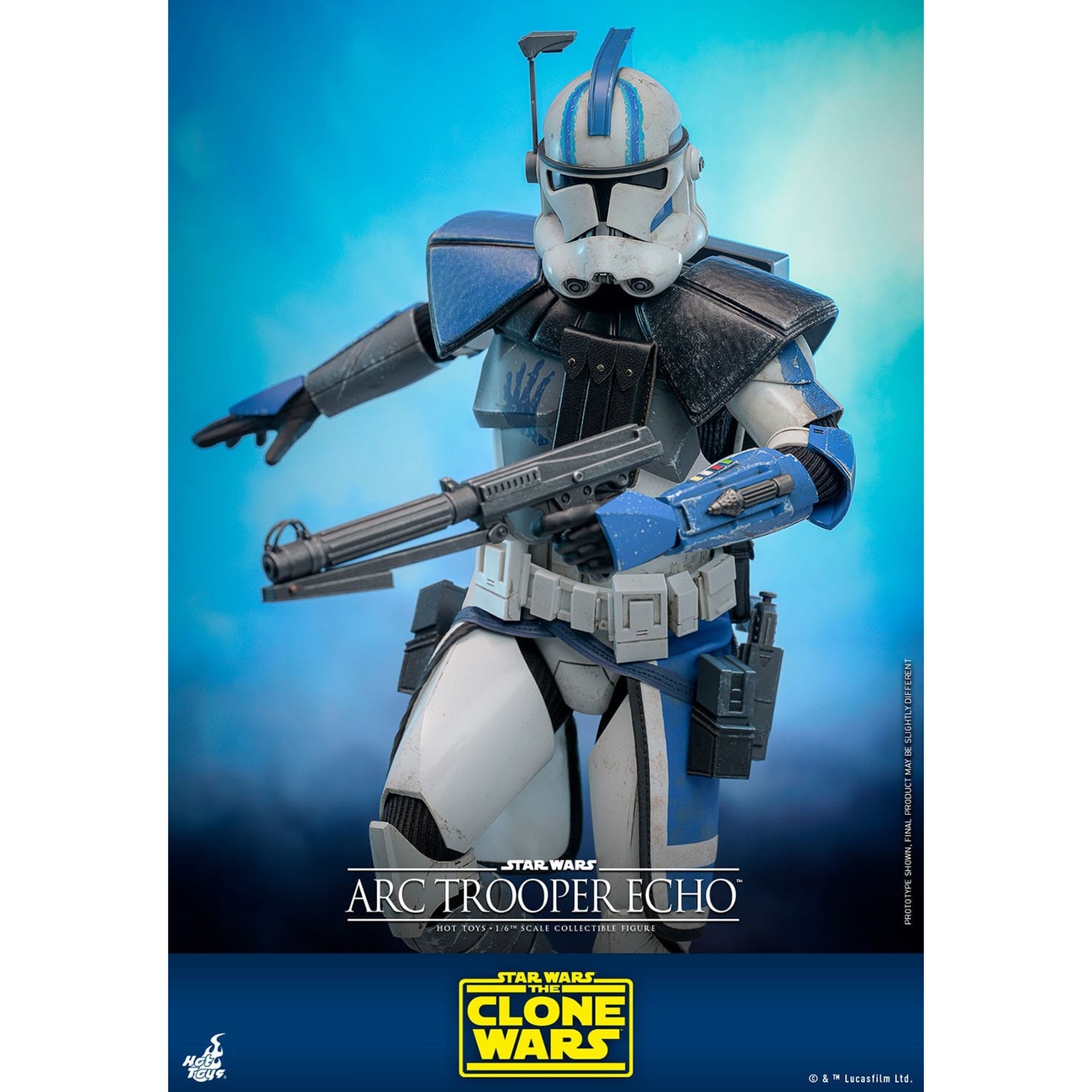 Star Wars: The Clone Wars Action figure 1/6 ARC Trooper Echo 30 cm