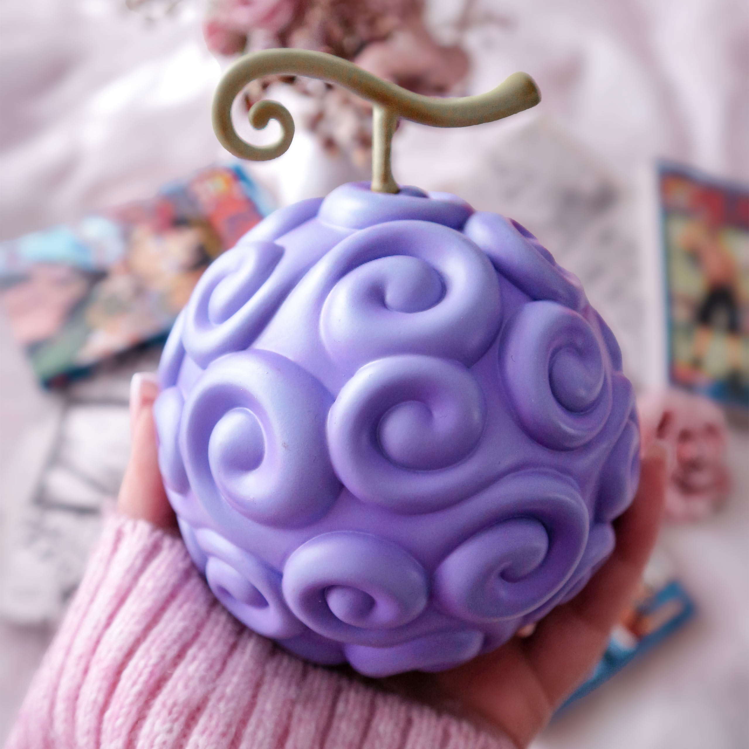 Réplica de la Fruta del Diablo Gomu Gomu en Caja de Regalo - One Piece