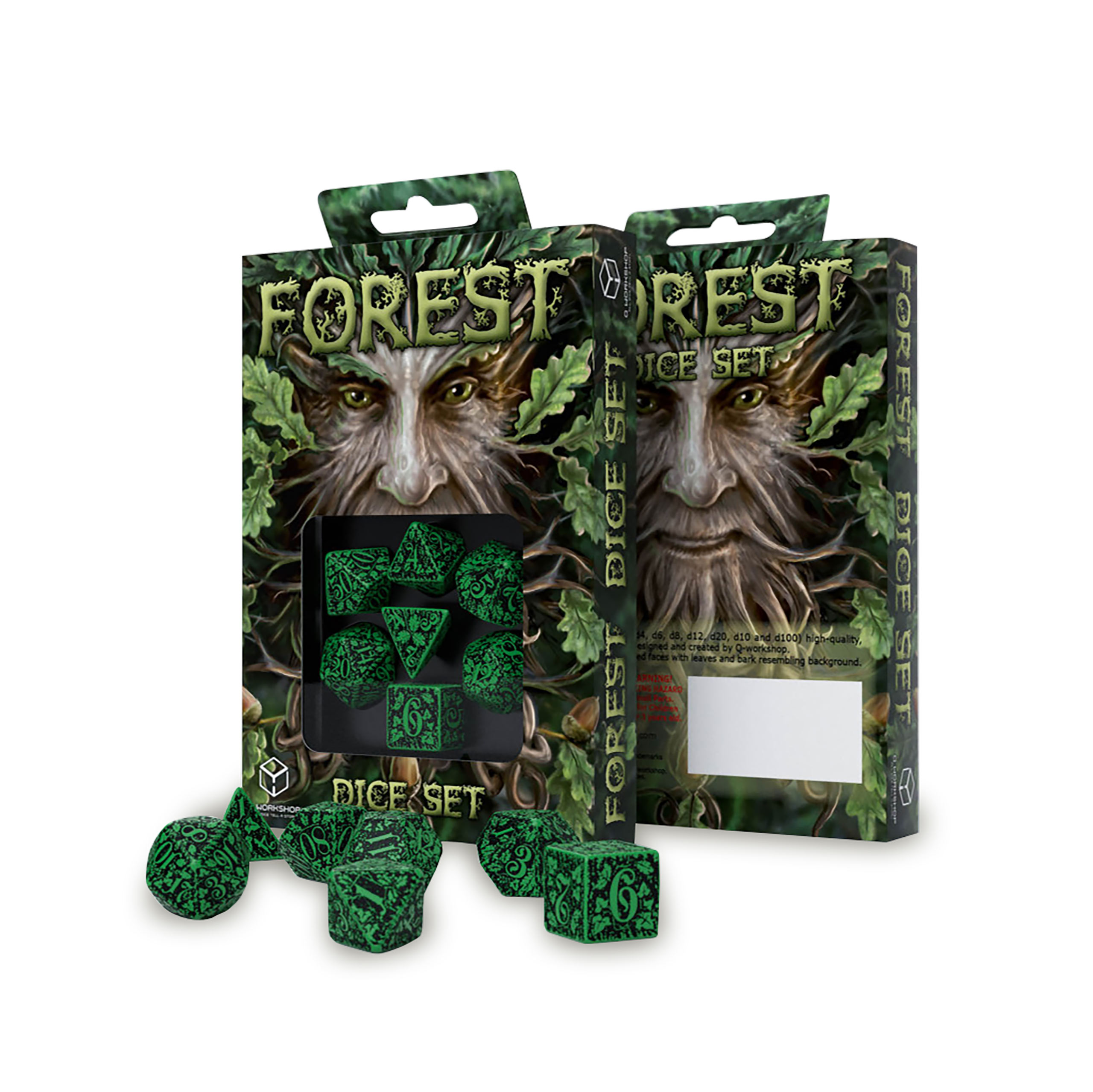 Forest Jungle RPG Würfel Set 7tlg