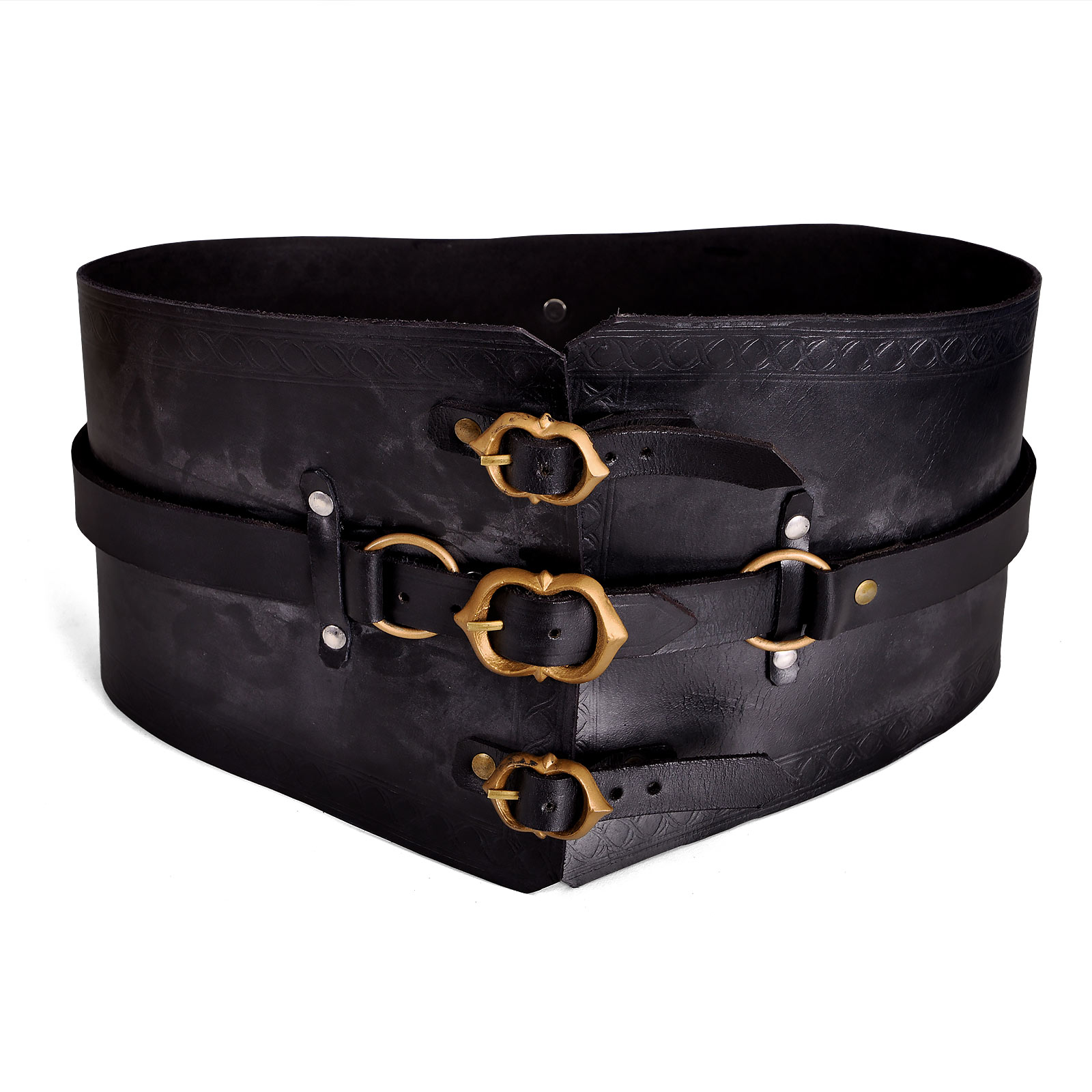 Medieval Corset Belt Audrey Deluxe Black