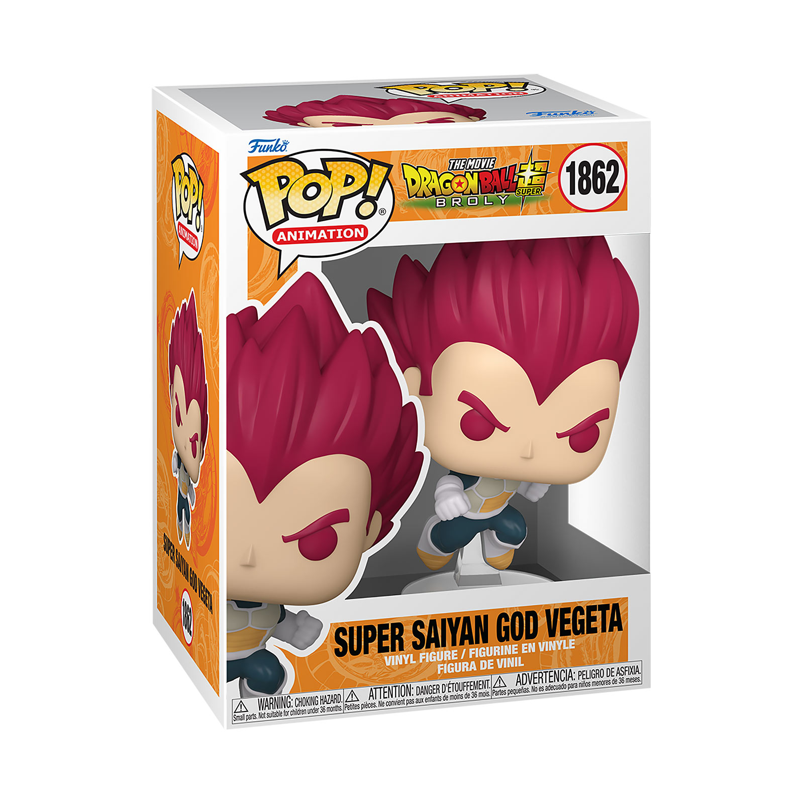 Dragon Ball Super: Broly - Figurine Funko Pop Super Saiyan God Vegeta