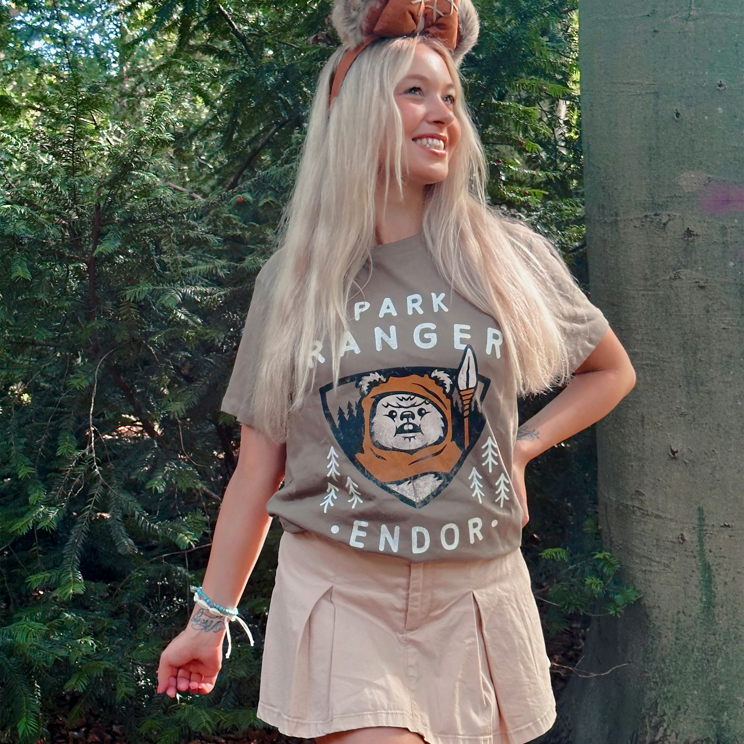 Star Wars - Ewok Park Ranger T-Shirt oliv