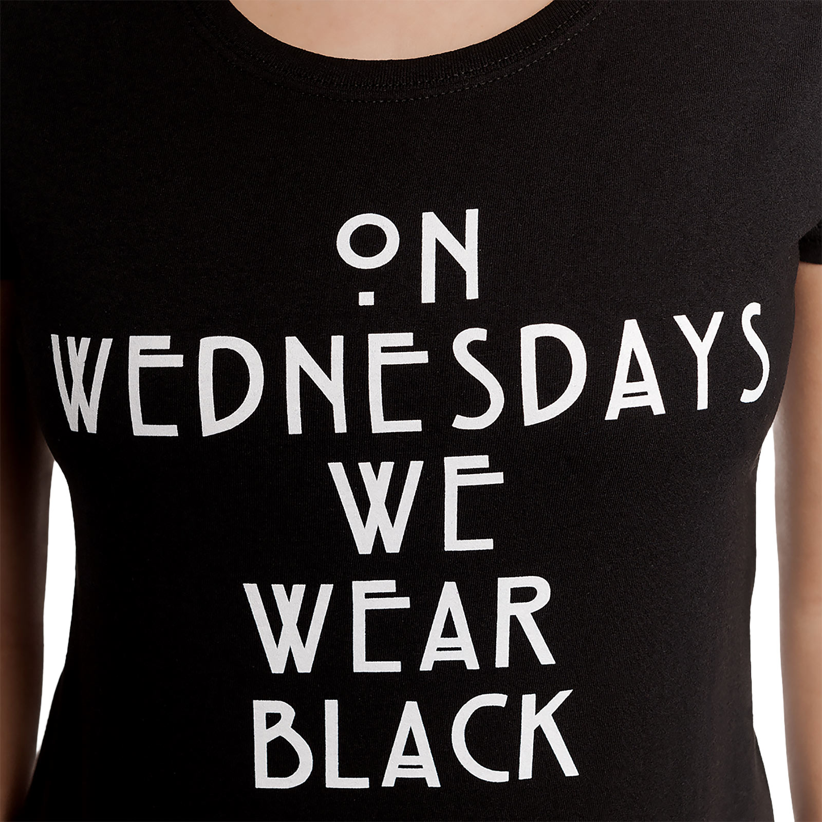 American Horror Story - T-shirt pour femmes 'Wednesdays' noir