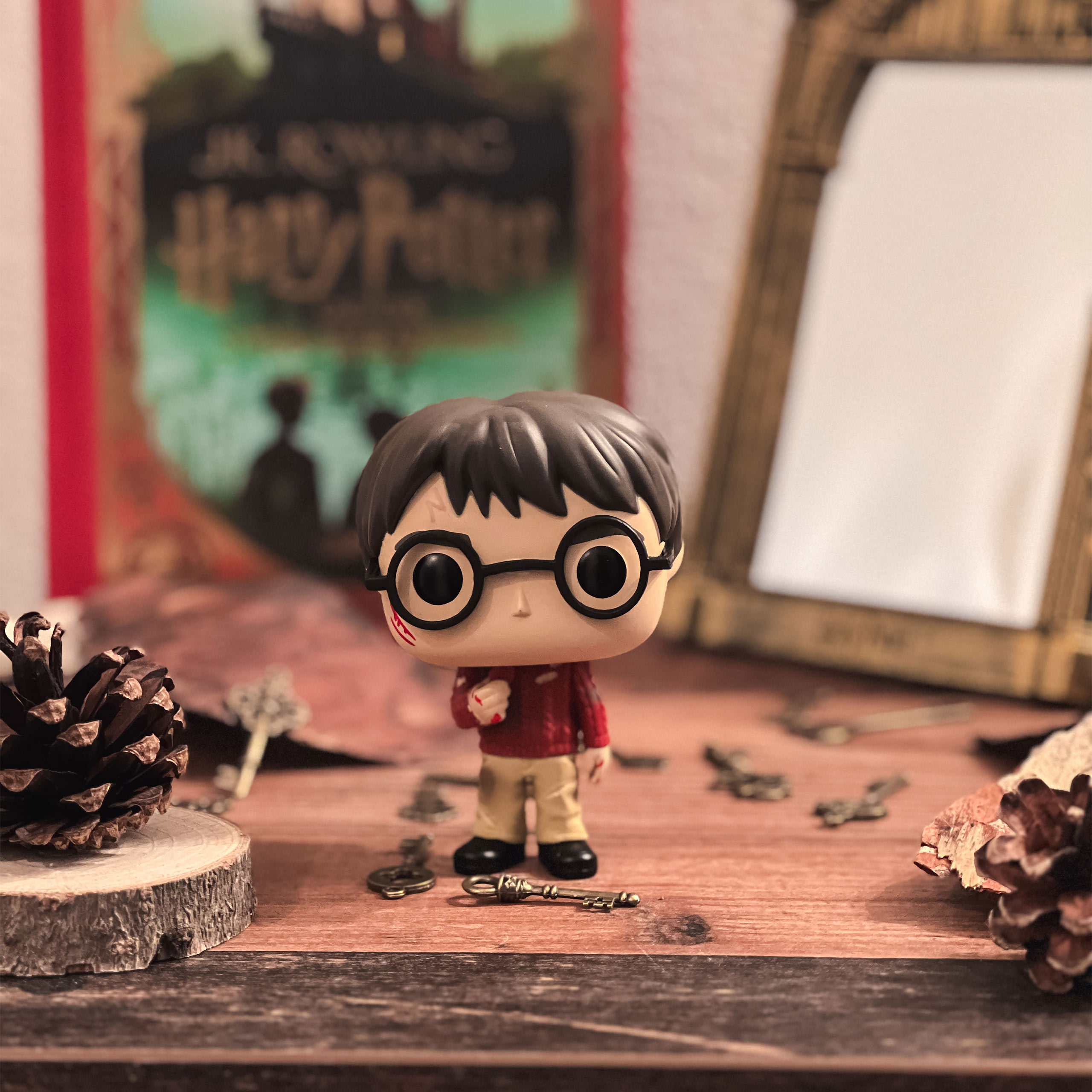 Funko Pop Figura de Harry Potter con la Piedra Filosofal