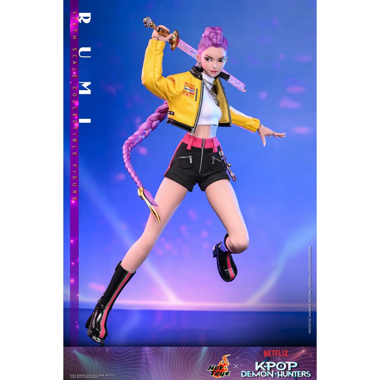 Kpodemon Hunters Rumi KPop Demon Hunters - Rumi Action Figure 1:6 | Elbenwald