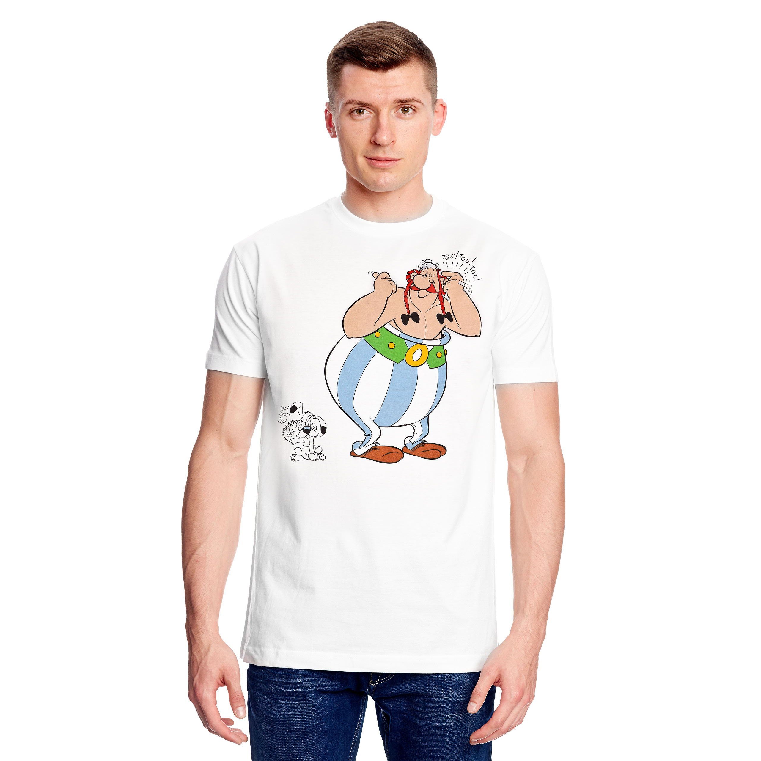 Asterix - Obelix und Idefix T-Shirt weiß